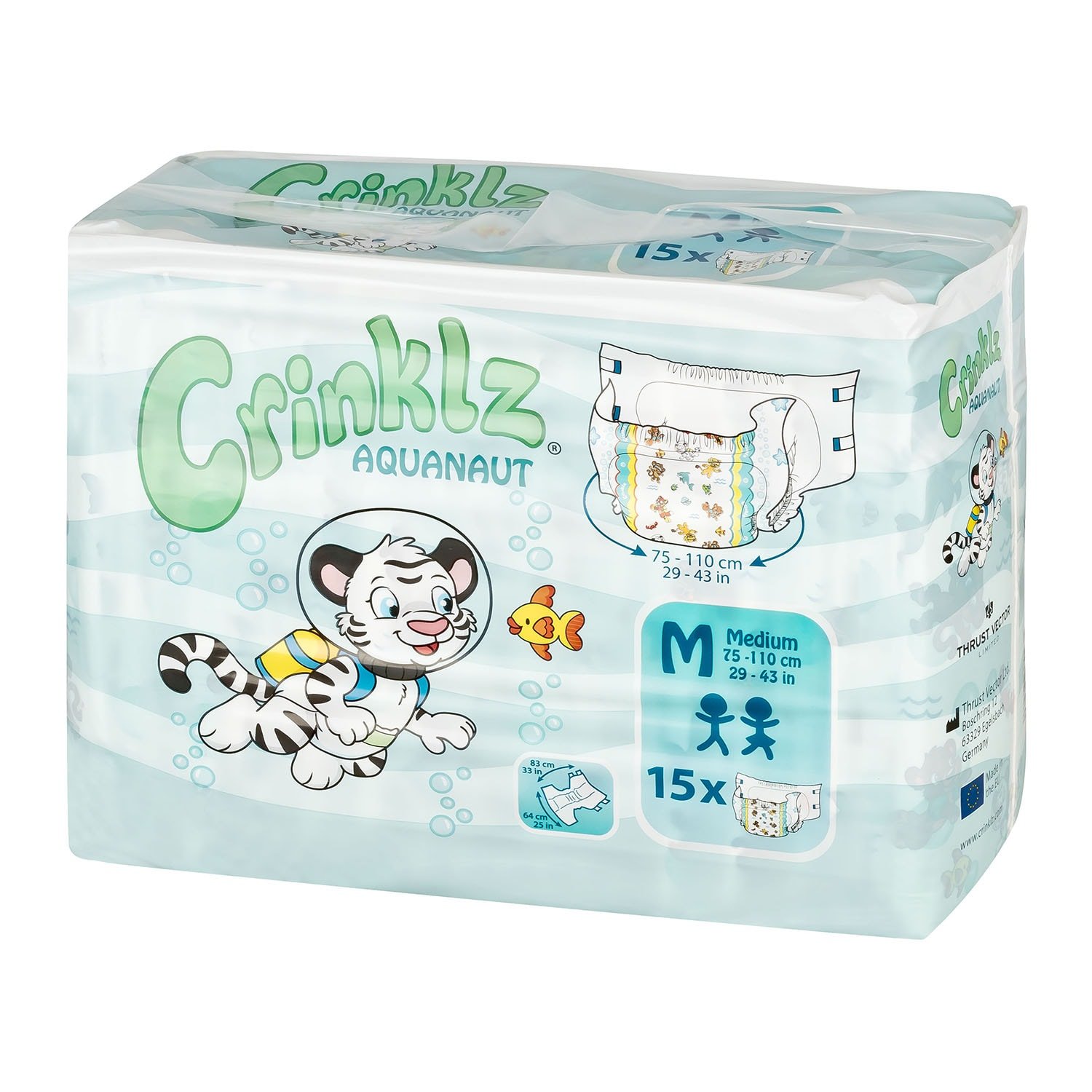Crinklz Aquanaut – Medium (confezione da 15)
