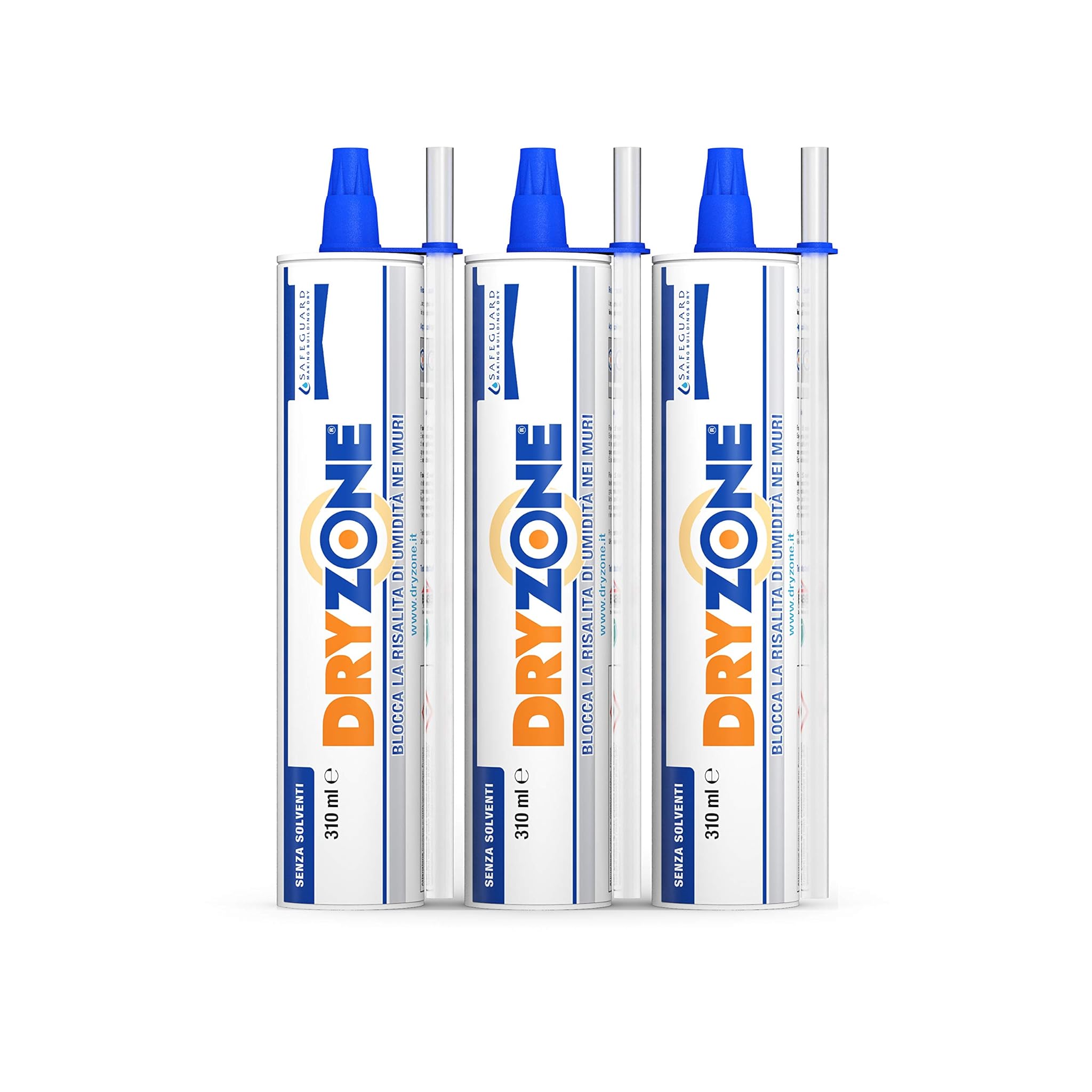 Dryzone Gel Impermeabilizzante a Iniezione 310 ml (3x)