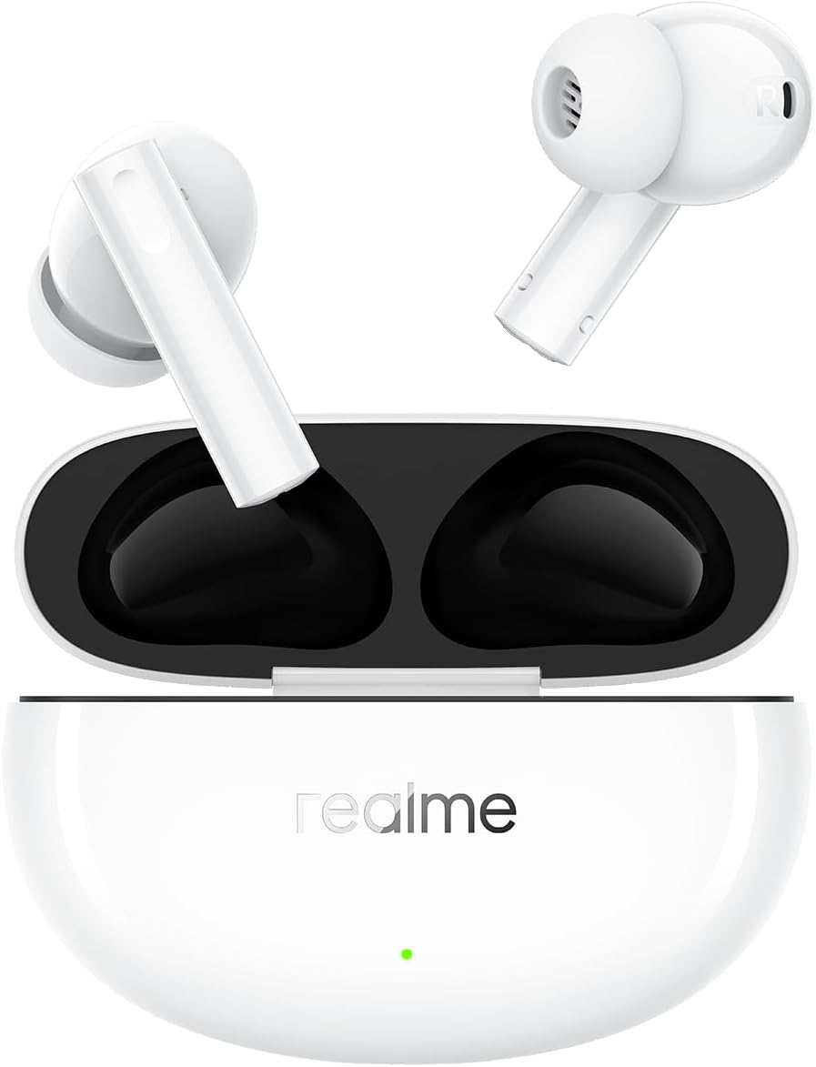 Realme Buds Air 5 Cuffie Bluetooth ANC 50dB, Bianco - immagine 2