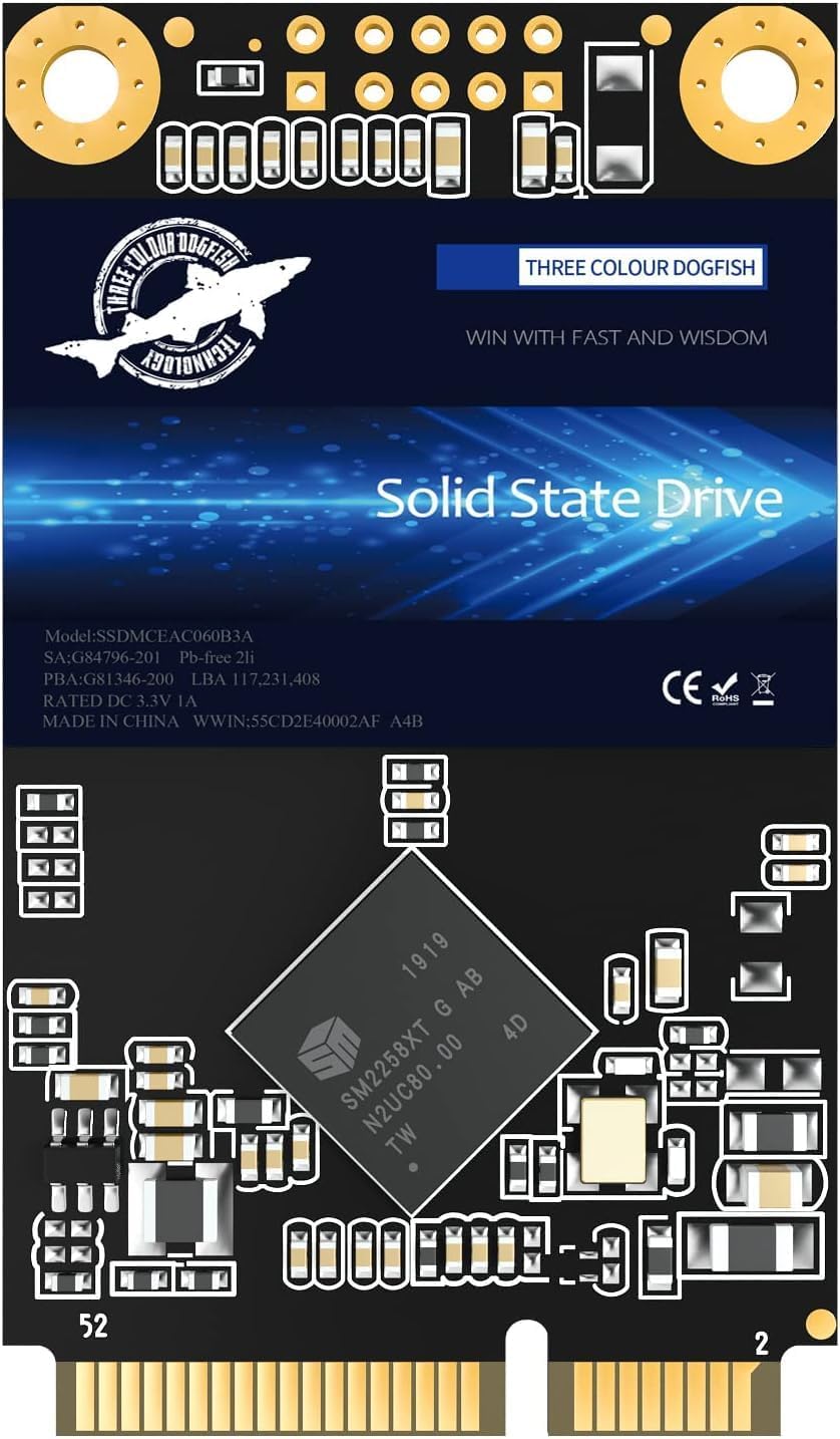 Dogfish SSD mSATA 500GB Internal Solid State Drive - immagine 1