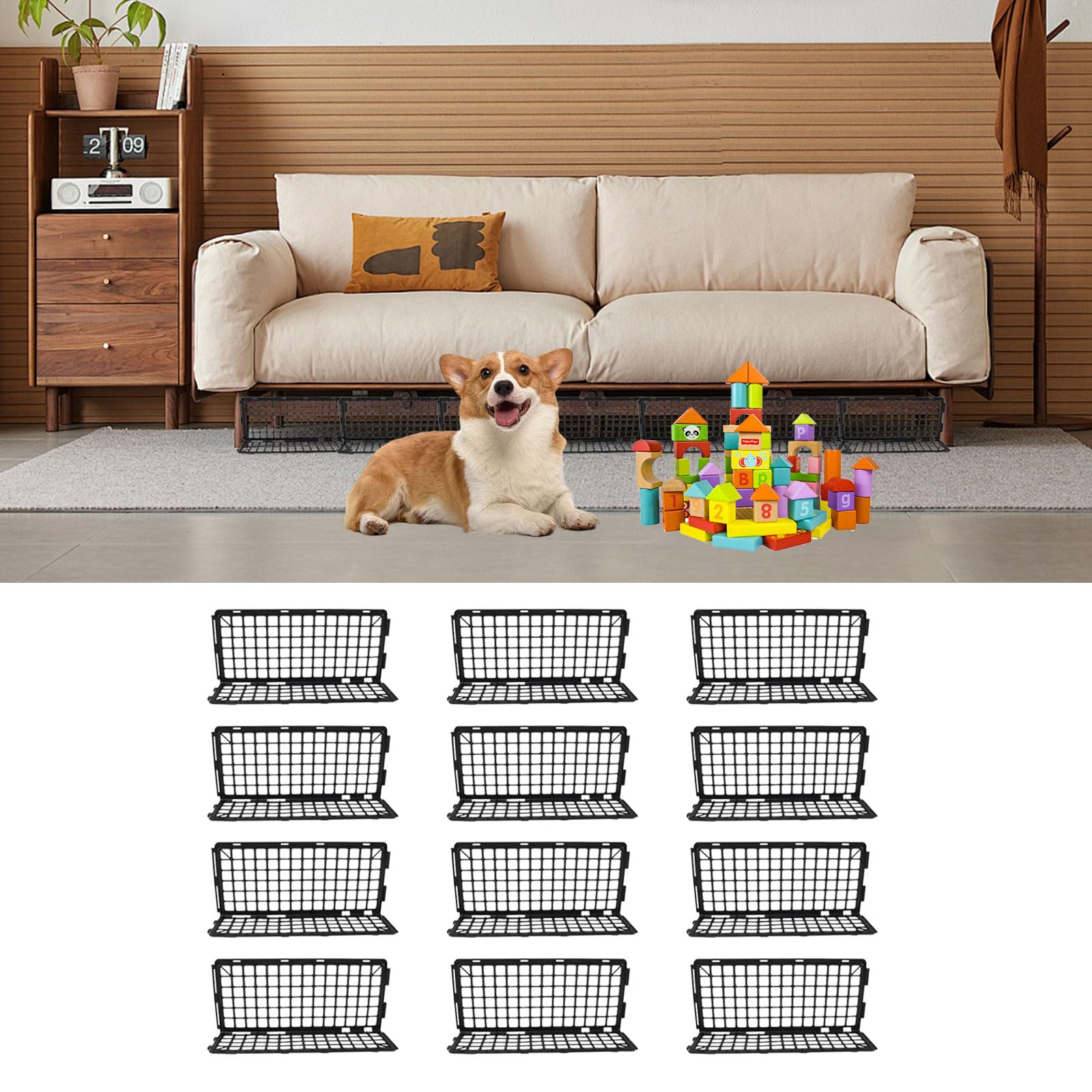 12 Pezzi Bloccanti Giocattoli per Divano e Letto