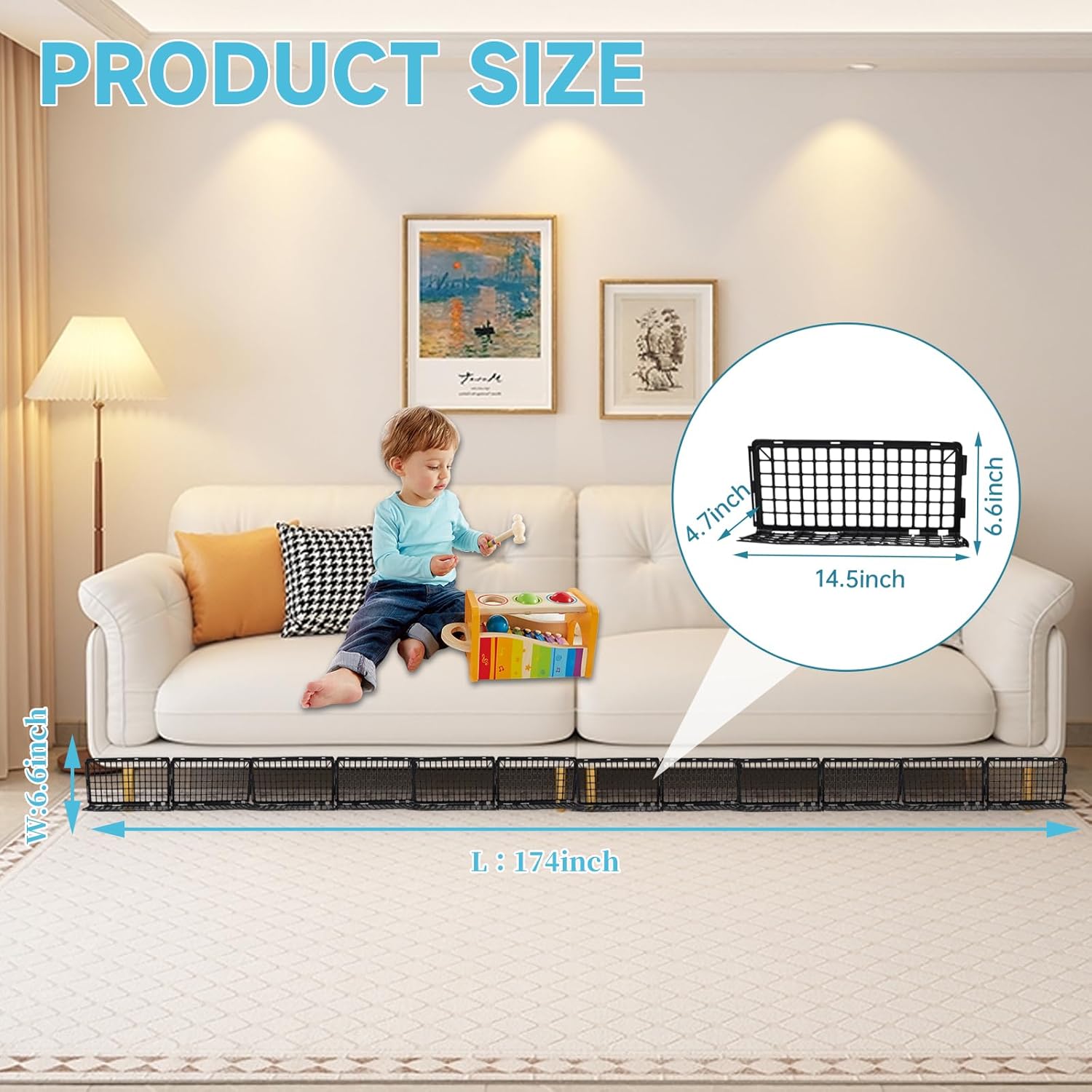 12 Pezzi Bloccanti Giocattoli per Divano e Letto - immagine 2