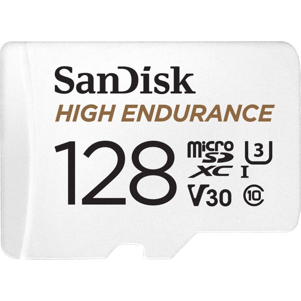 Sandisk 128GB High Endurance microSDXC per IP & Dash Cam