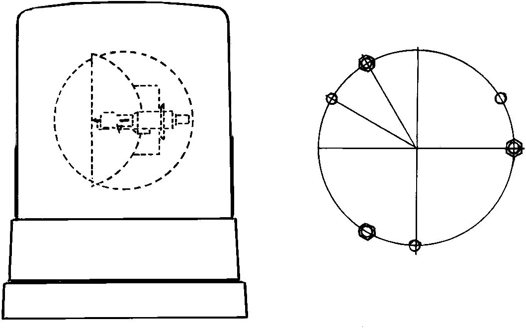 Hella 2RL 004 958-011 - Proiettore Rotante KL 700 - immagine 2