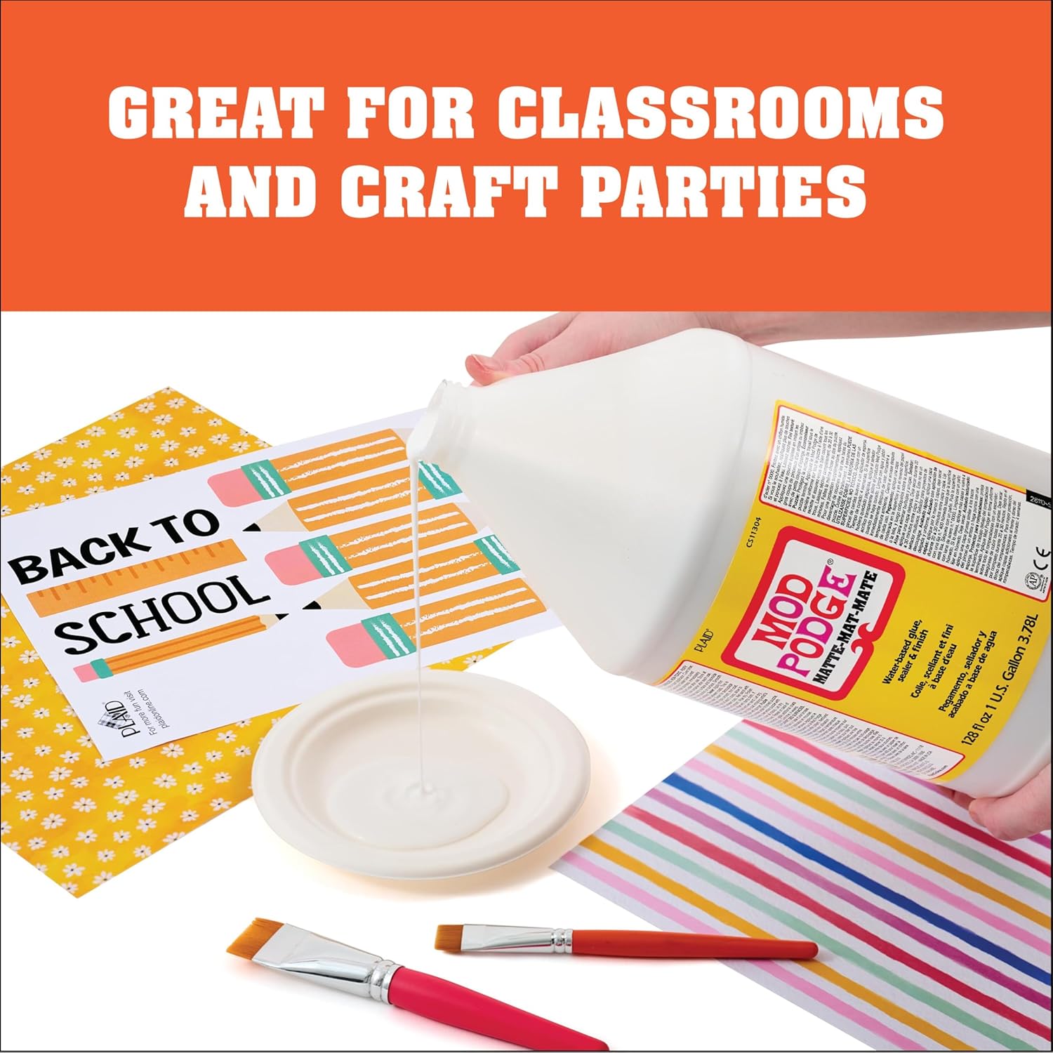 Mod Podge Matte Gallone, Multi-Colore - immagine 4