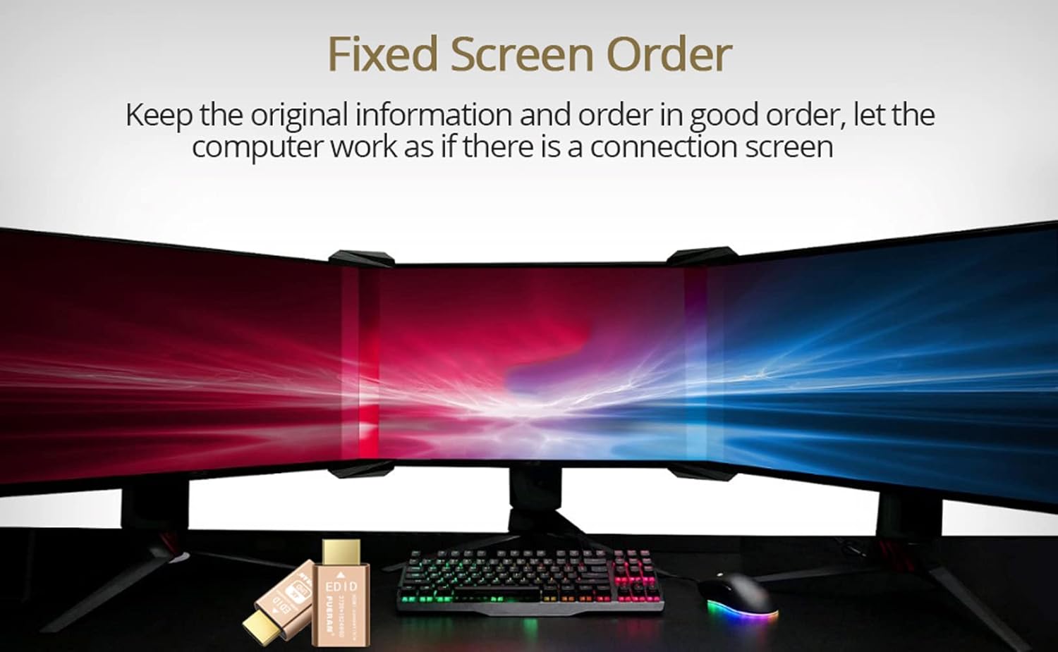 Fueran Emulatore EDID Pass-Through HDMI (3 Pezzi) - immagine 5