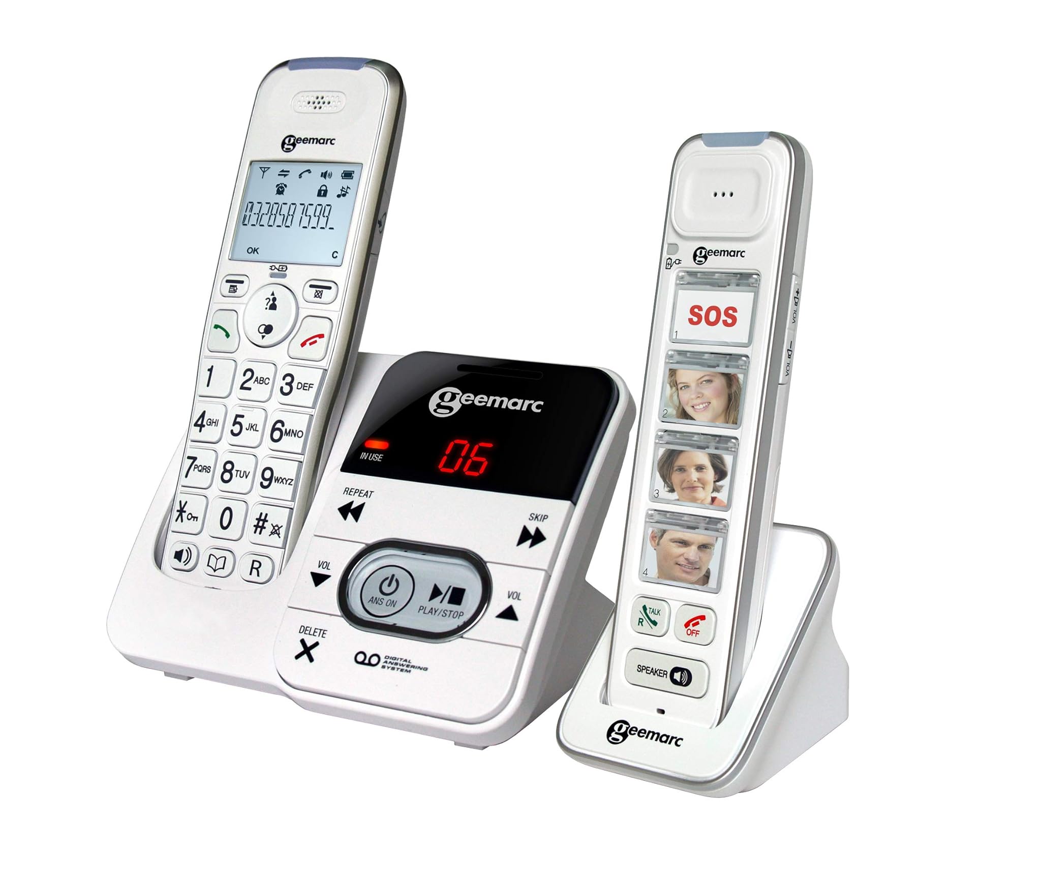Geemarc Pack Mobility - Duo Telefoni Cordless Amplificati