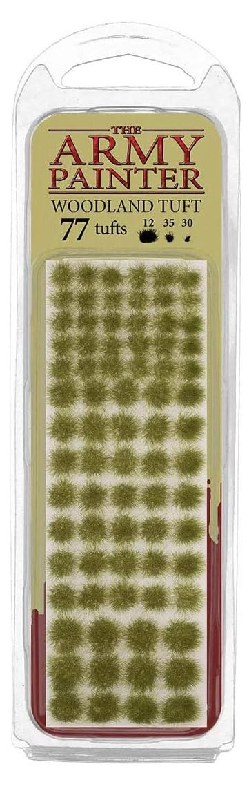The Army Painter, Woodland Tuft, 3 diverse misure per un risultato realistico, scenario e paesaggi BF4224