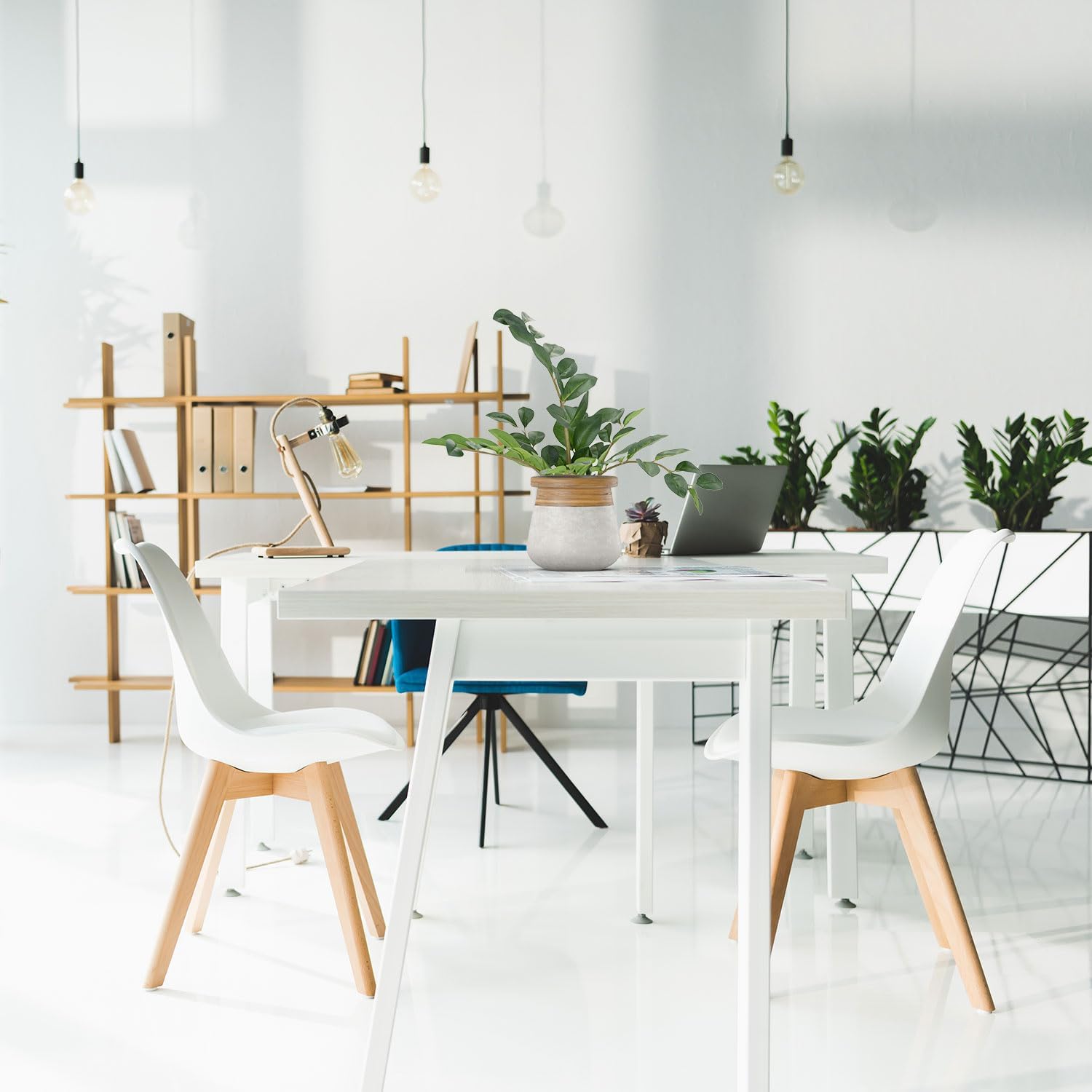 Hjh Office Pianta Artificiale ZAMIE Altezza 50 cm - immagine 5