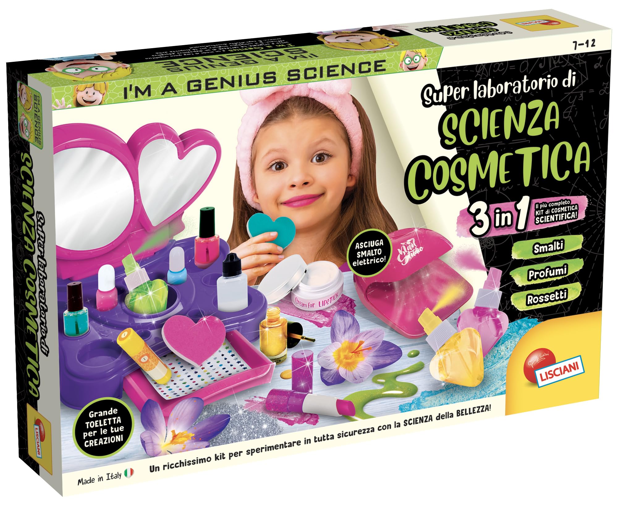 Lisciani Giochi - I'm a Genius Super Laboratorio Scienza Cosmetica