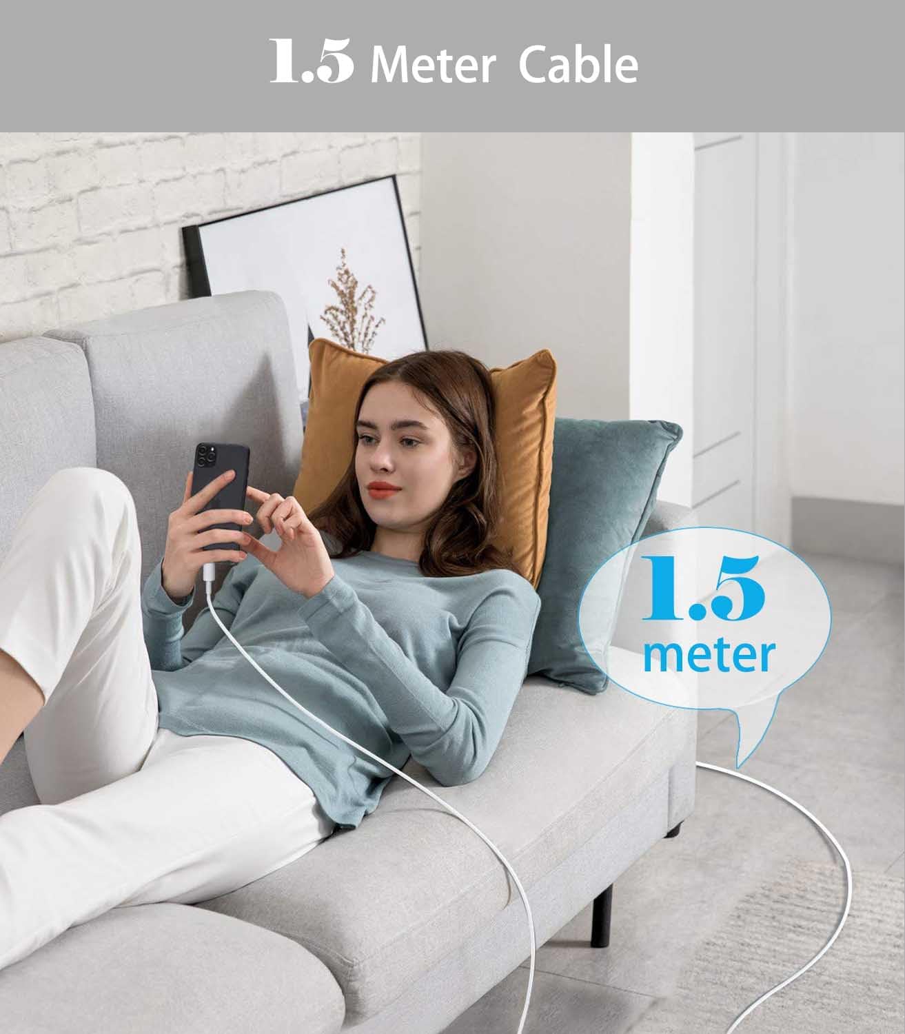 Caricatore Rapido e Cavo USB-C 1,5m - immagine 3