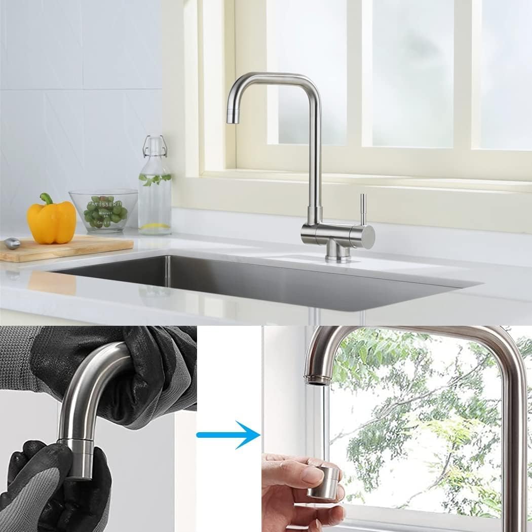 Cecipa Rubinetto Cucina Pieghevole 180° - immagine 4