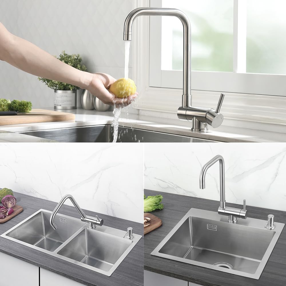 Cecipa Rubinetto Cucina Pieghevole 180° - immagine 7