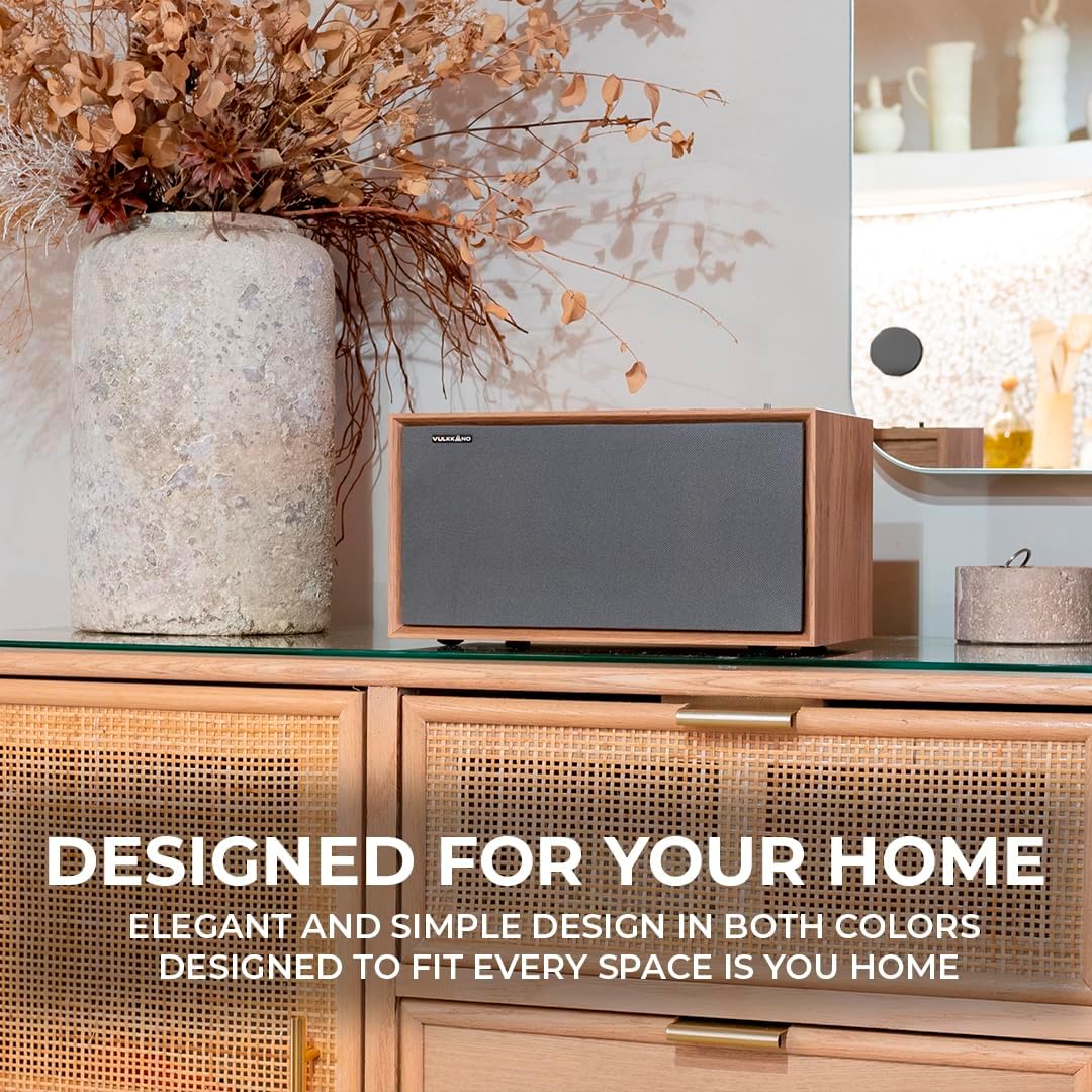 Vulkkano T40 ARC Cassa Amplificata Woofer 4", Brown - immagine 4