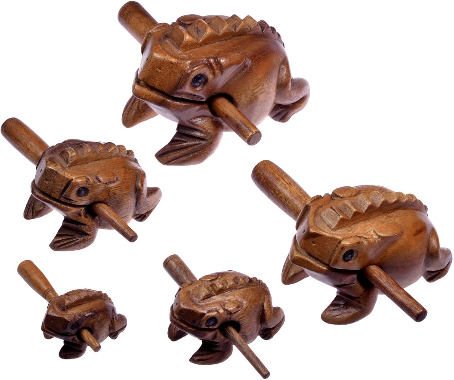 LOGOPLAY Set 5 Rane Sonore in Legno - immagine 1