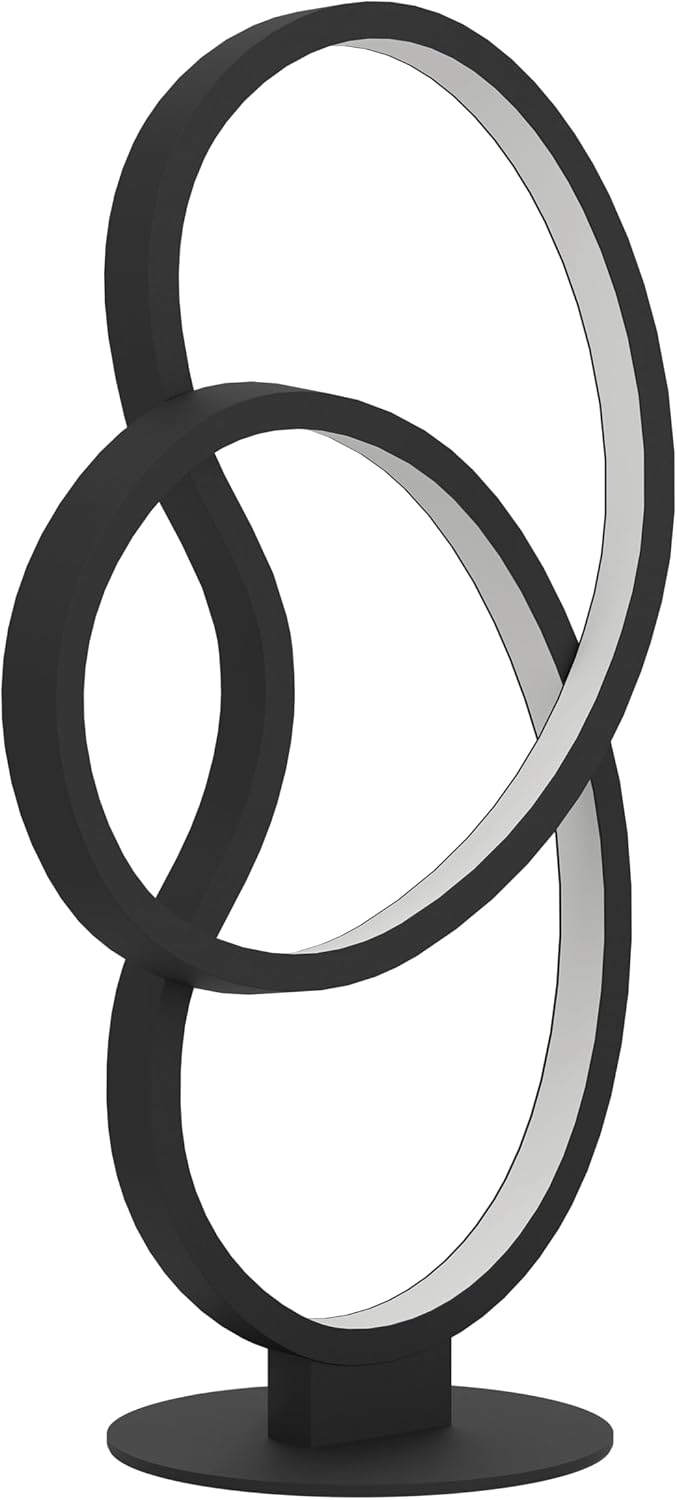 Eglo Gianella - Lampada da Tavolo LED, Nera - immagine 1