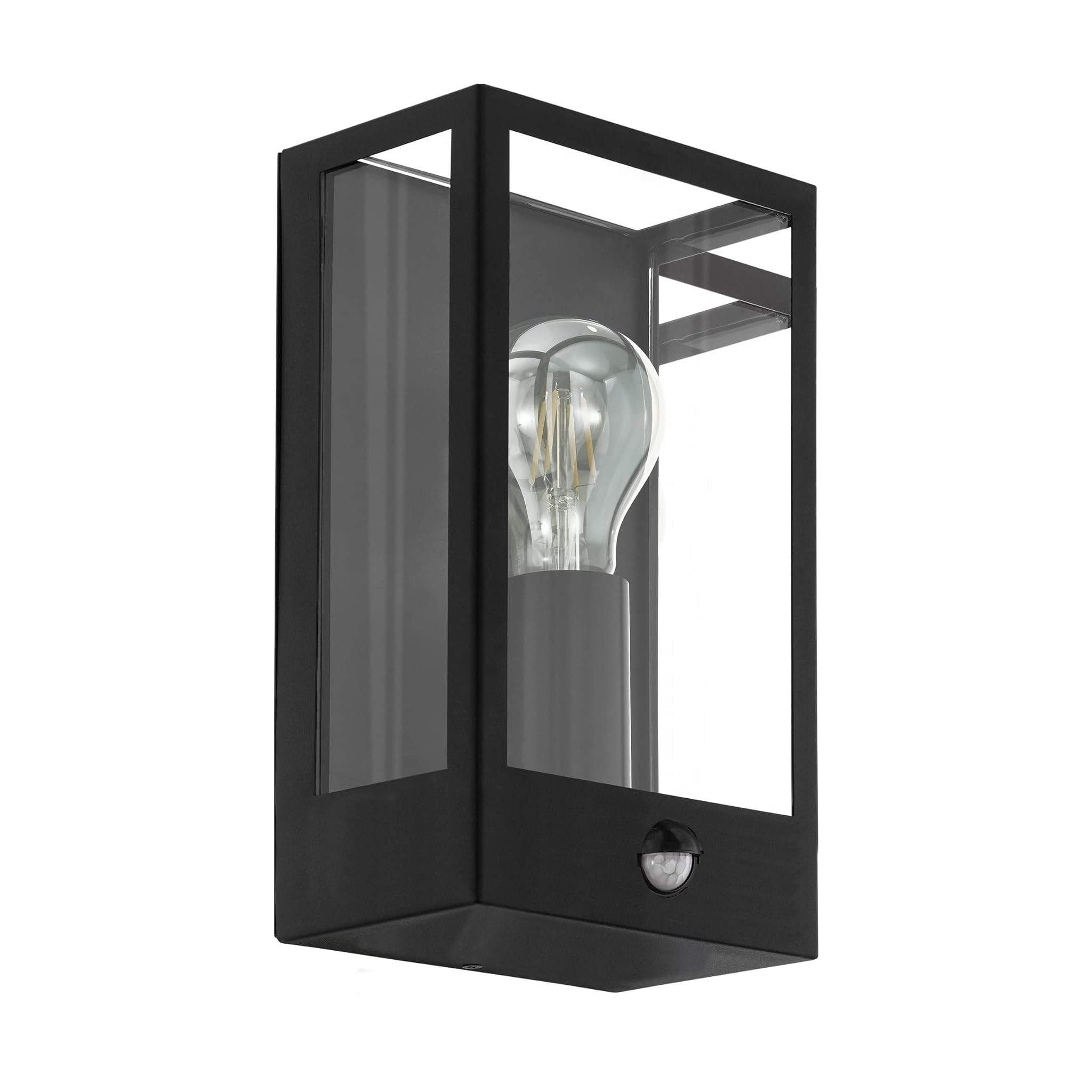Eglo Lampada da Parete Esterno Alamonte E27, Nera