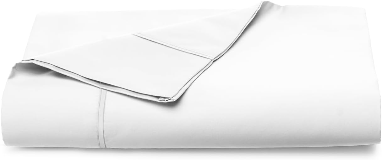 Pizuna Lenzuolo Sopra Cotone 270x310 cm, Bianco
