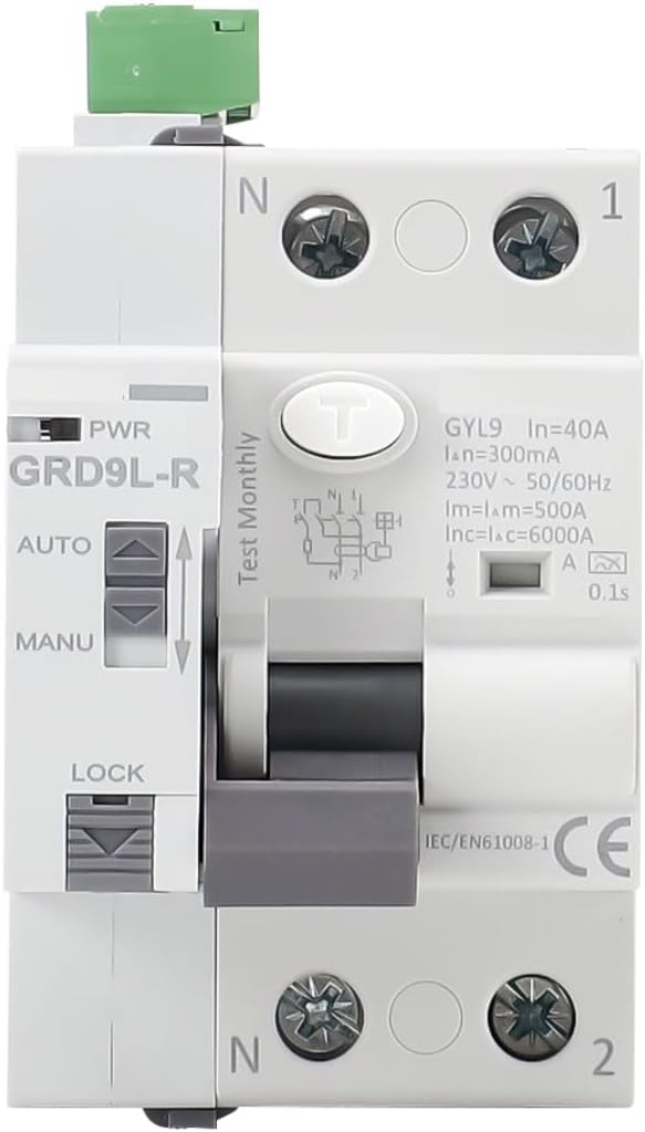 Differenziale Auto Riarmabile Superimmunizzato 2P 40A 300mA - immagine 1