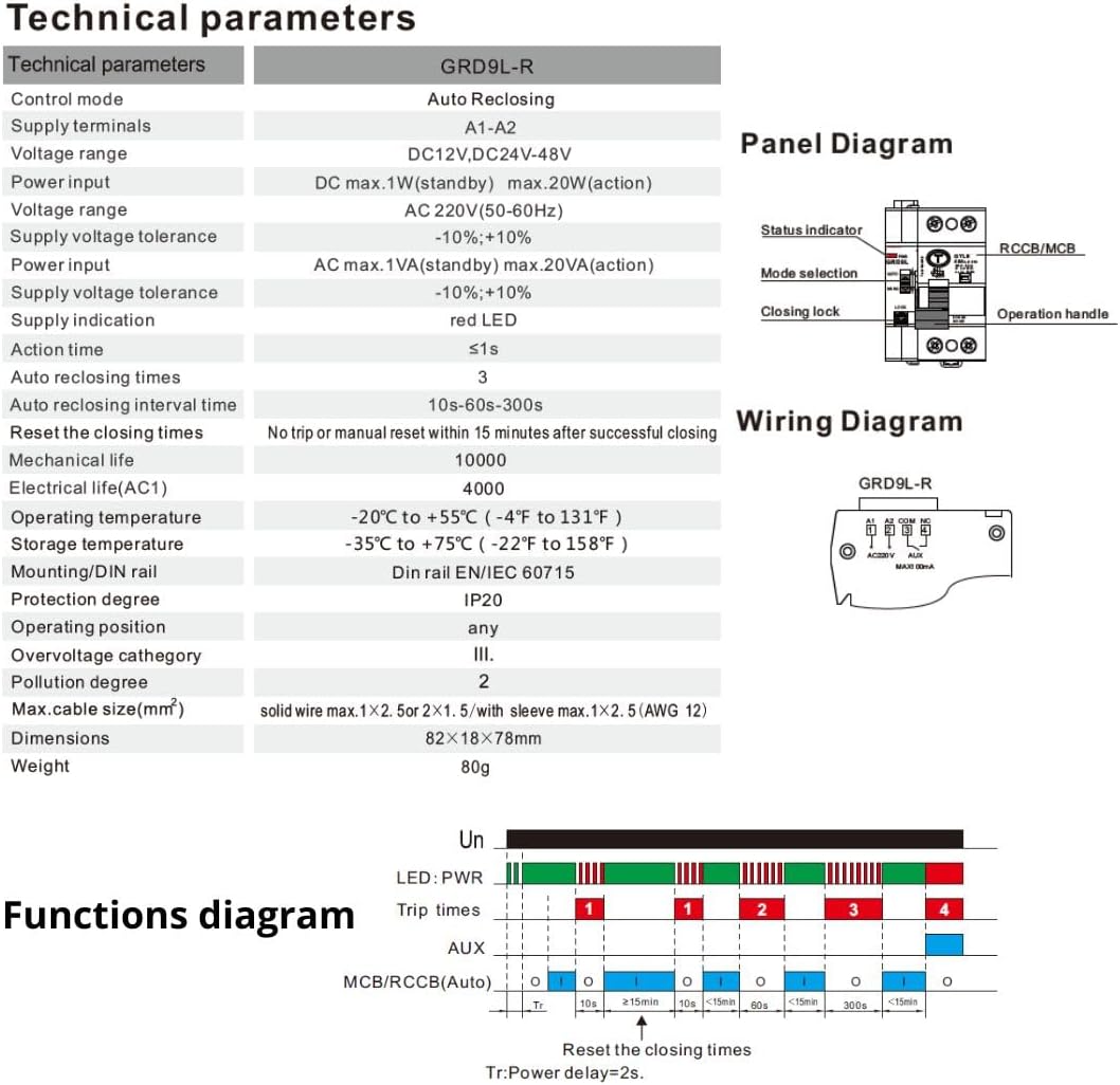 Differenziale Auto Riarmabile Superimmunizzato 2P 40A 300mA - immagine 3