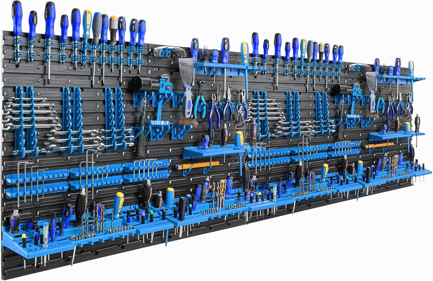 Parete Portautensili in Plastica 234 x 78 cm