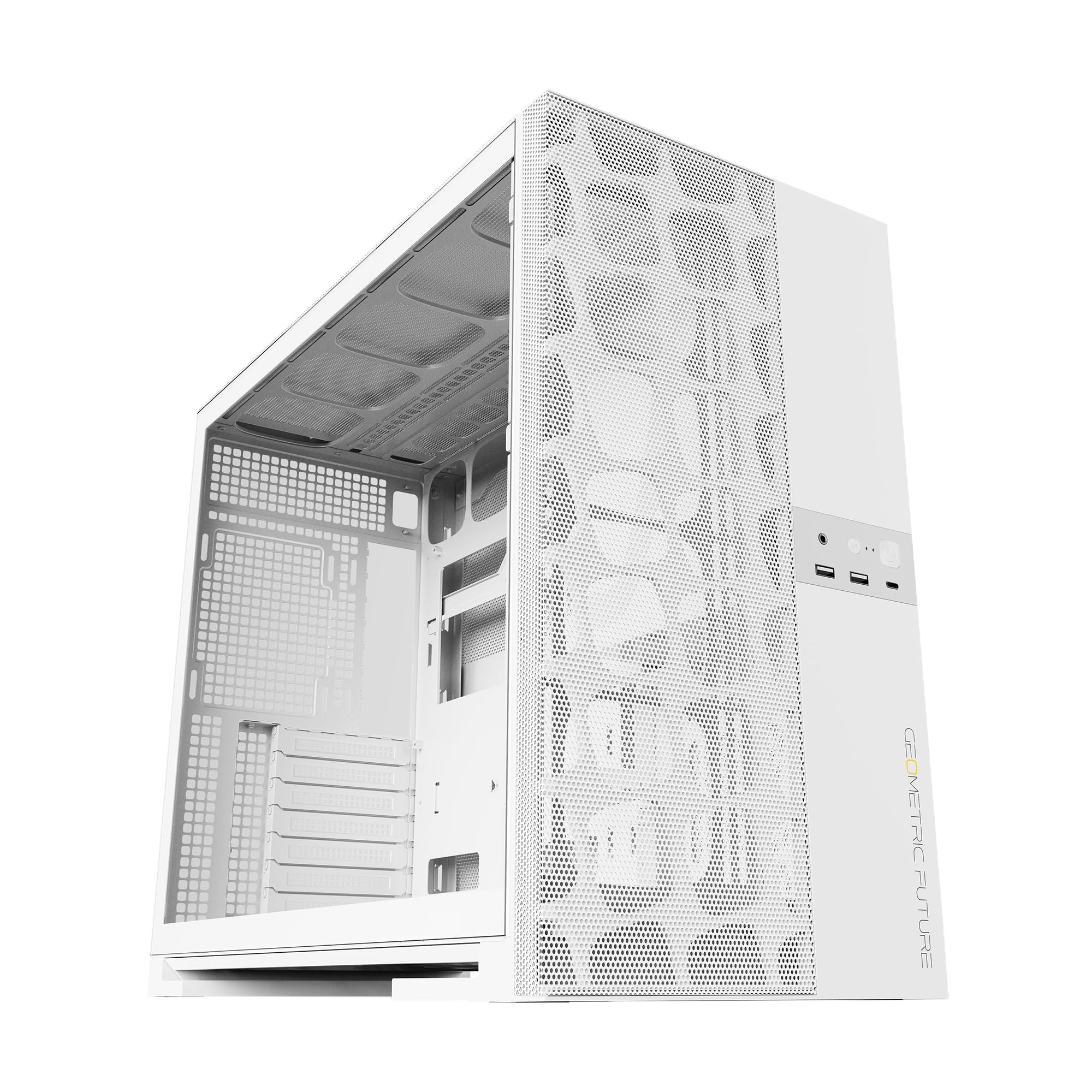 Geometric Future M5 Vent Mesh Front Panel Mid Tower Bianco