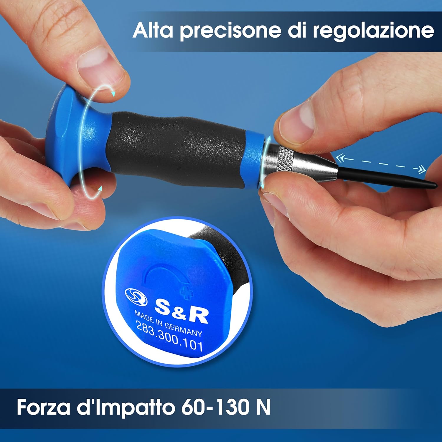 S&R Bulino Automatico Punzone Centrale Regolabile - immagine 3