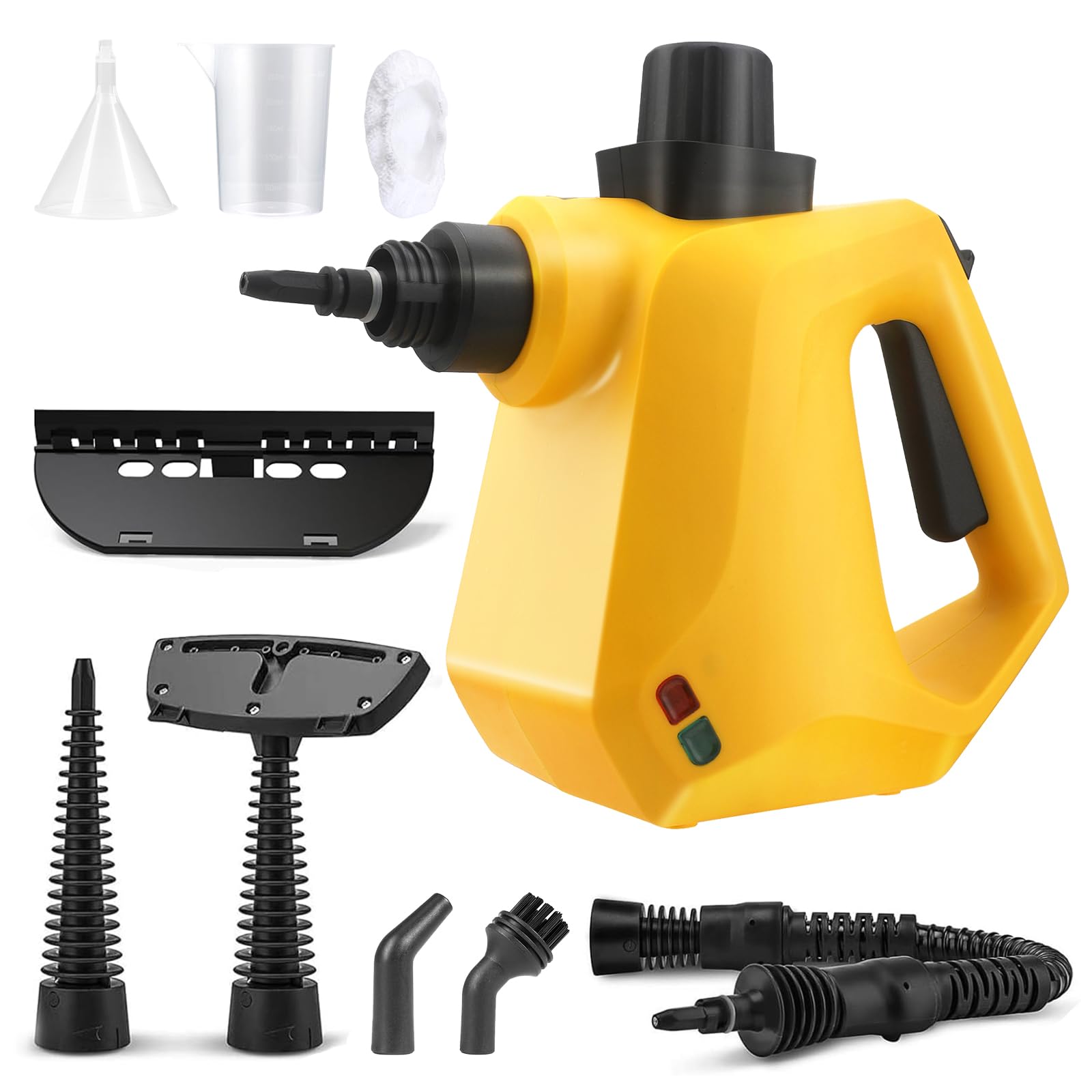 Carehabi Pulitore a Vapore Casa con 9 Accessori