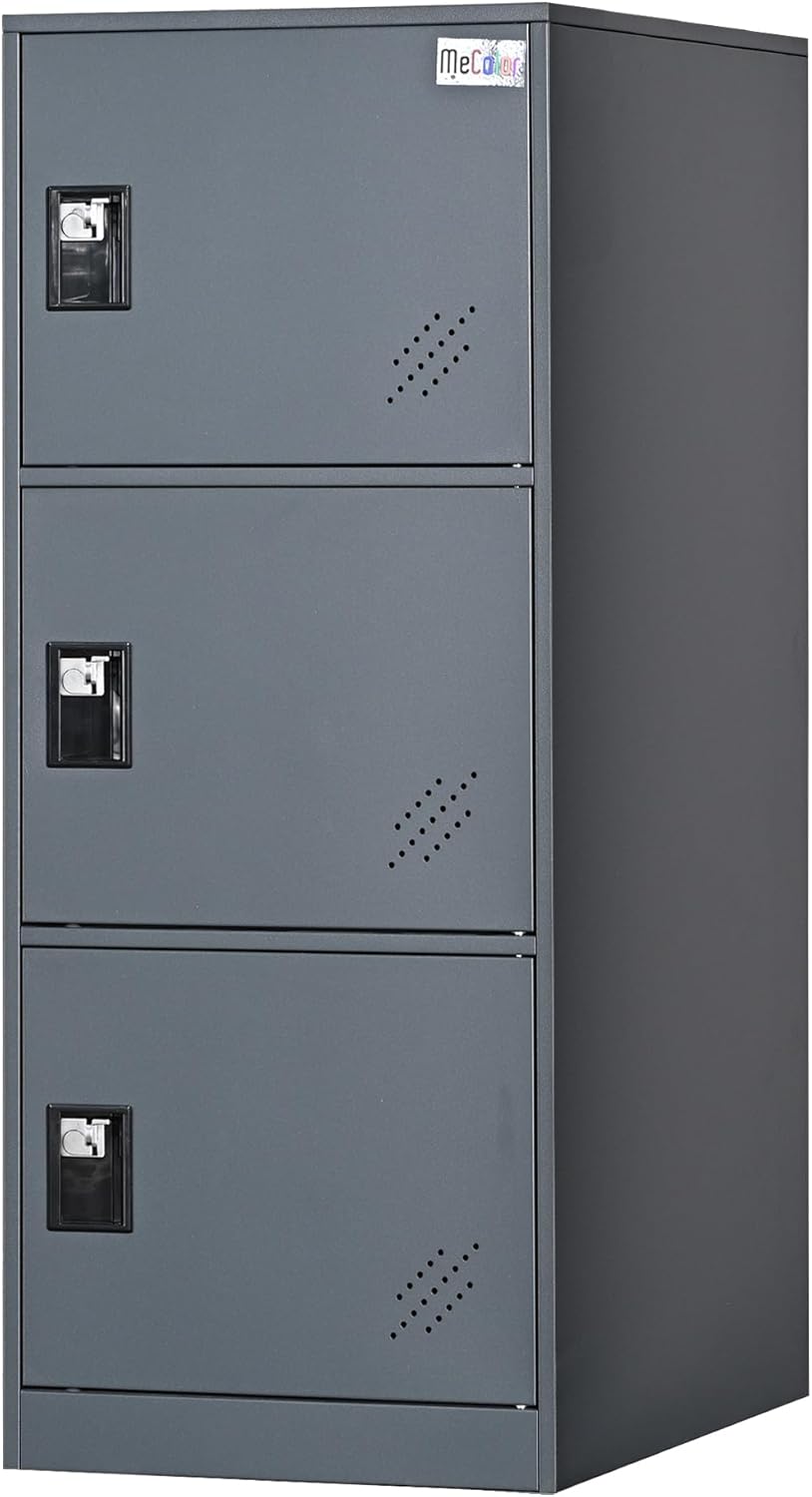 Mecolor Armadietto Verticale con Lucchetto - immagine 1