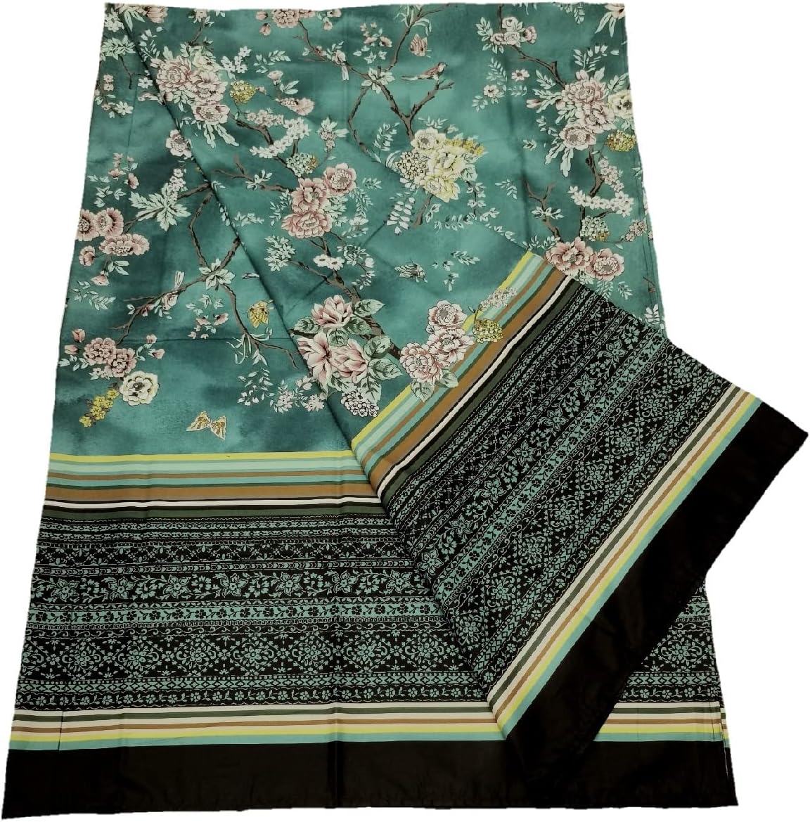 Bassetti Foulard Pallanza V2 9324046 Cotone Makò, Verde