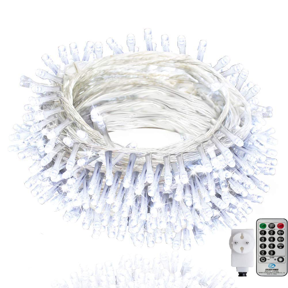 Corst Catena Luminosa Esterni 100m, Impermeabile, Bianco