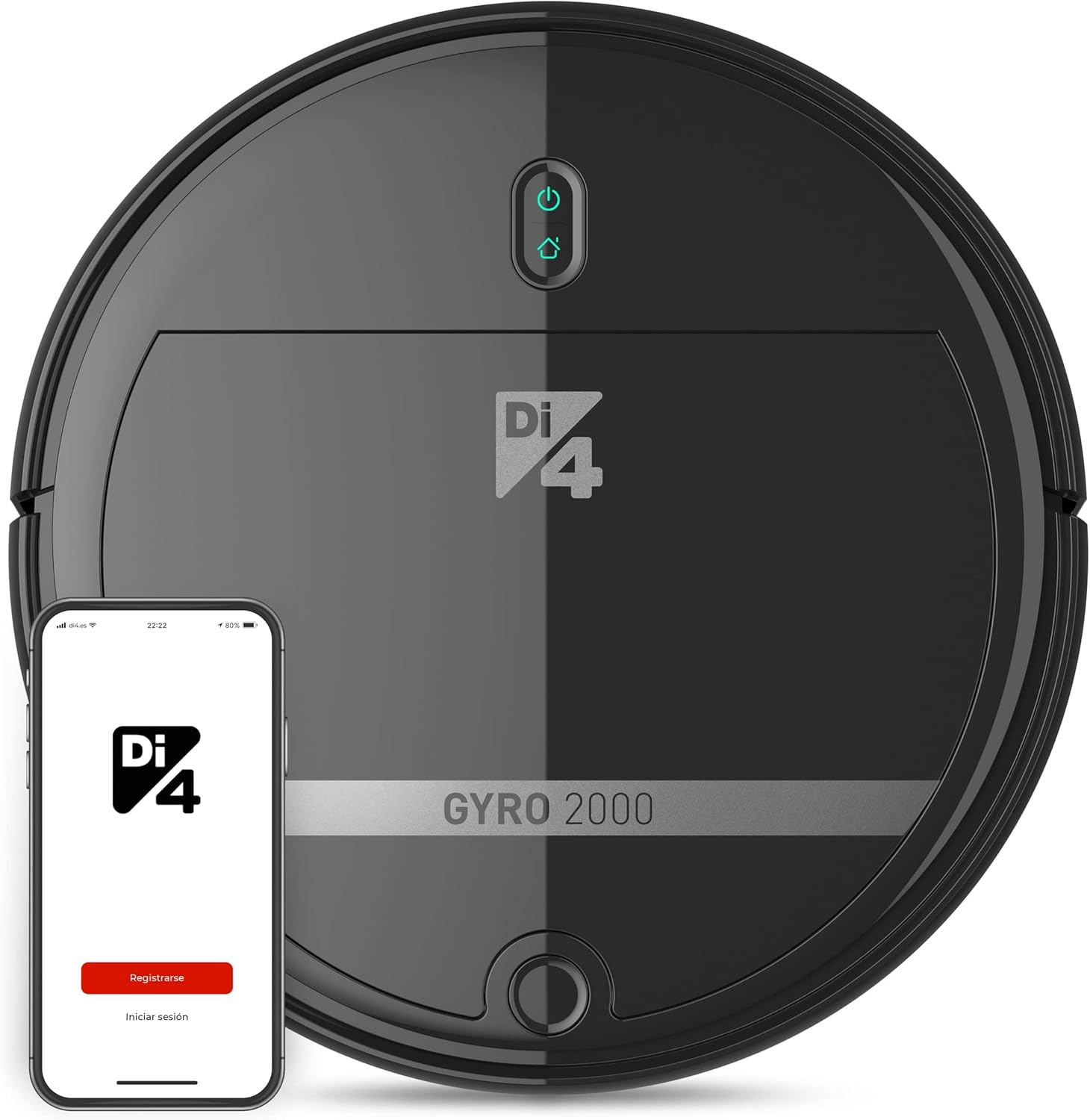 Di4 Gyro 2000 Robot Aspirapolvere 4 in 1 - immagine 1
