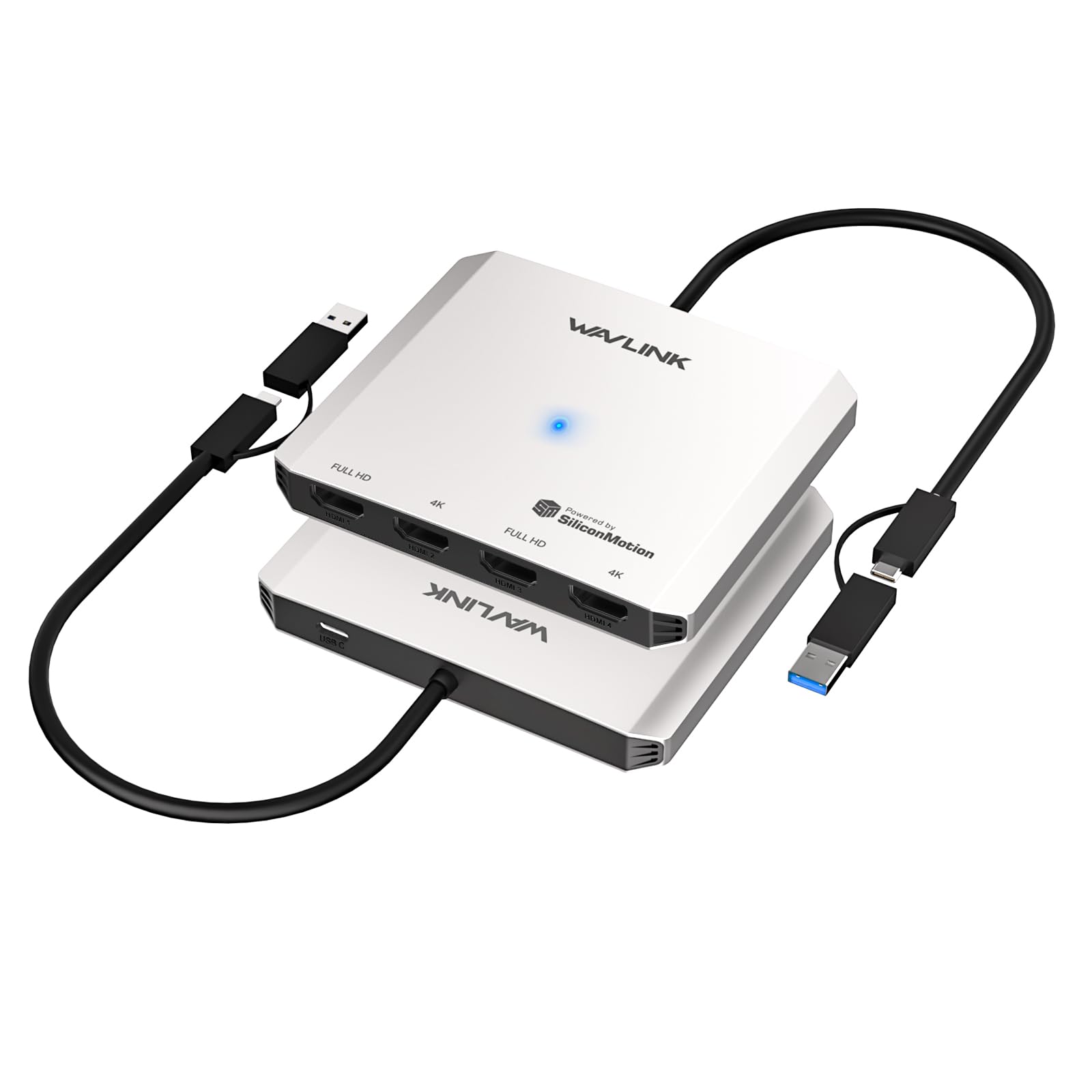Wavlink Adattatore Quad Monitor per macOS M1/M2/M3/M4