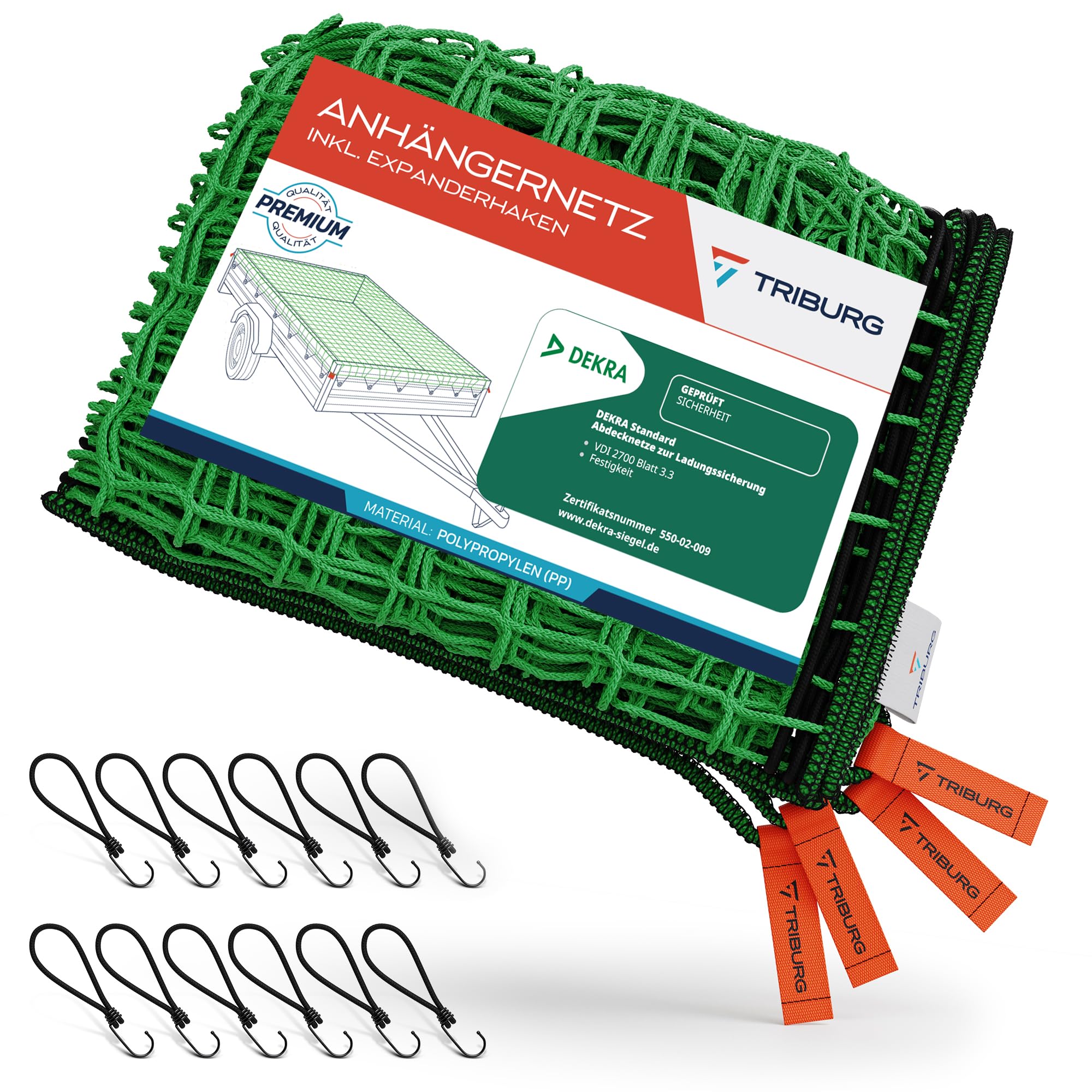 Rete per Rimorchi Triburg 3x4 con Ganci di Espansione