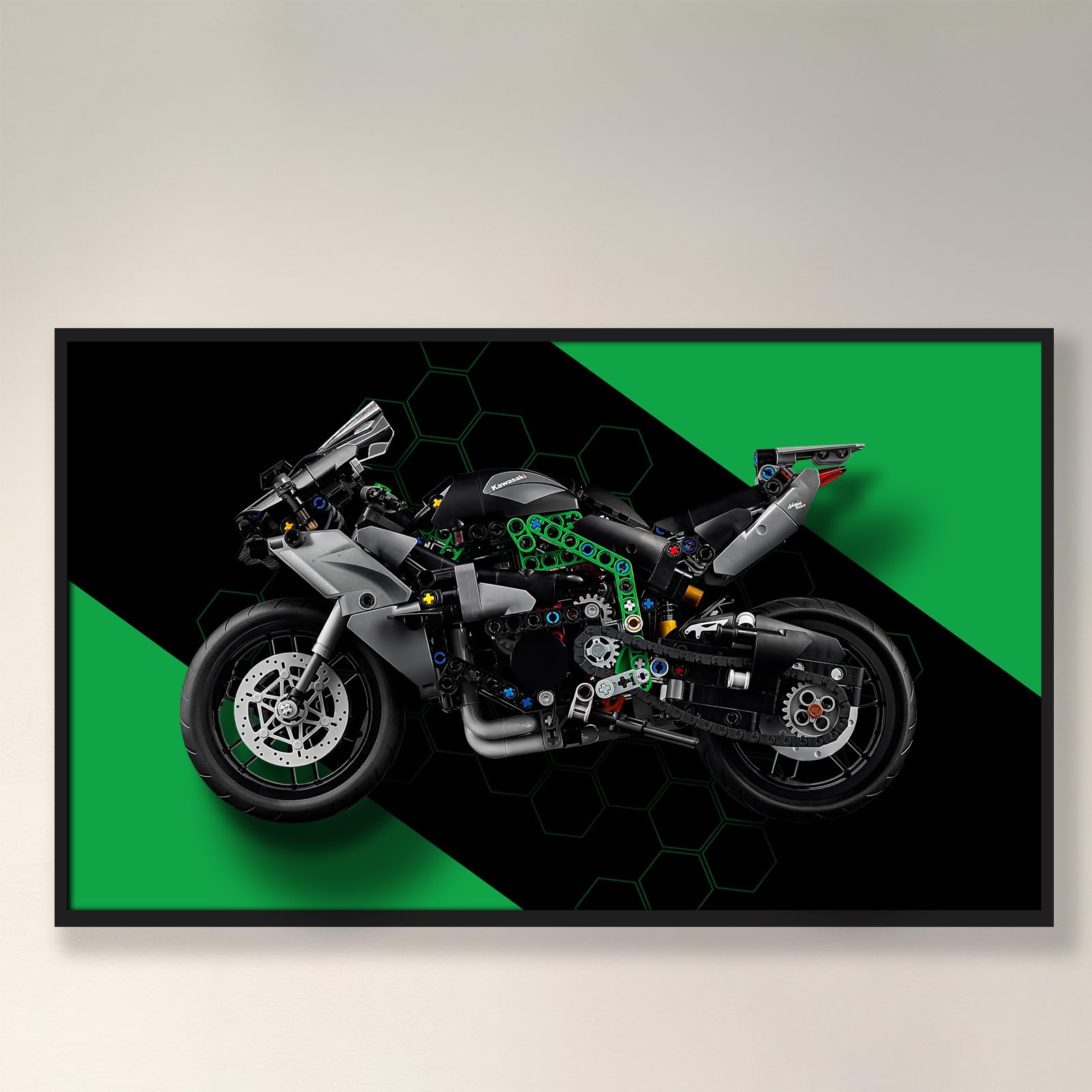 Wetceaom Cornice per LEGO 42170 Moto Kawasaki Ninja H2R