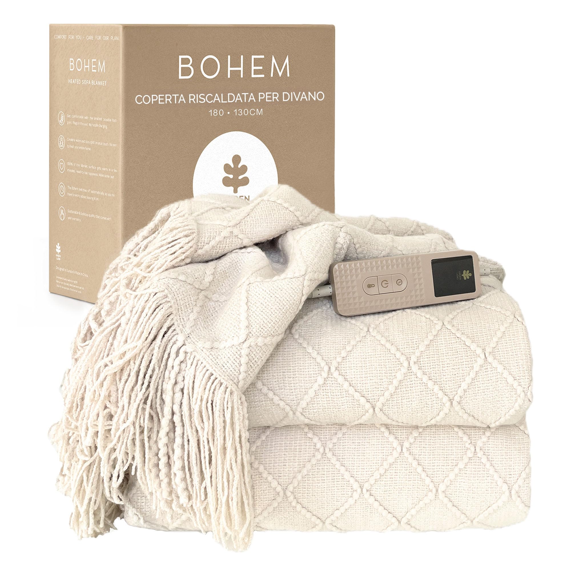 Groenland BOHEM - Coperta Elettrica Riscaldata 180x130 cm