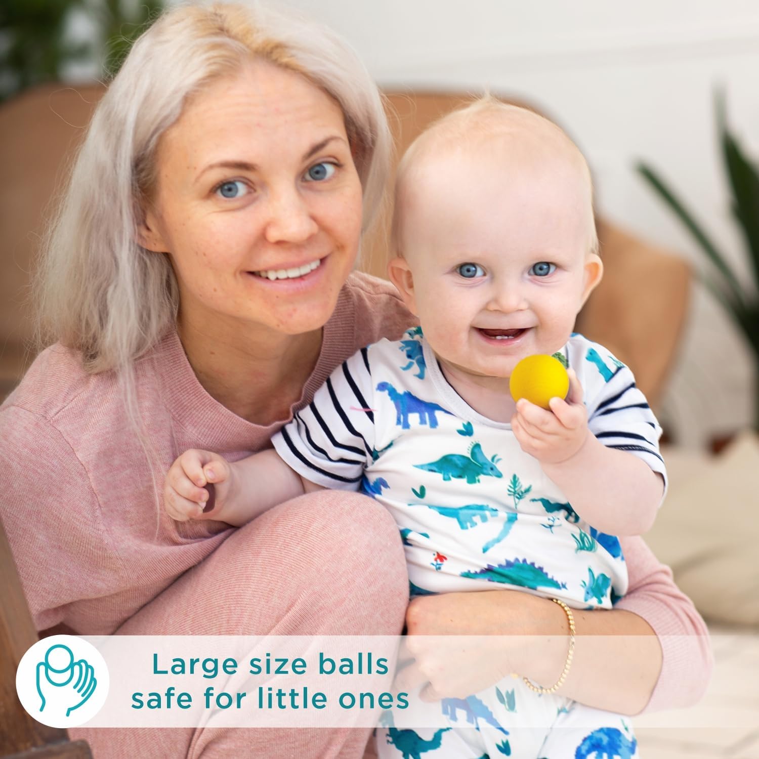 Ulanik Palline in Bicchierini - Giochi Montessori 1 Anno+ - immagine 2