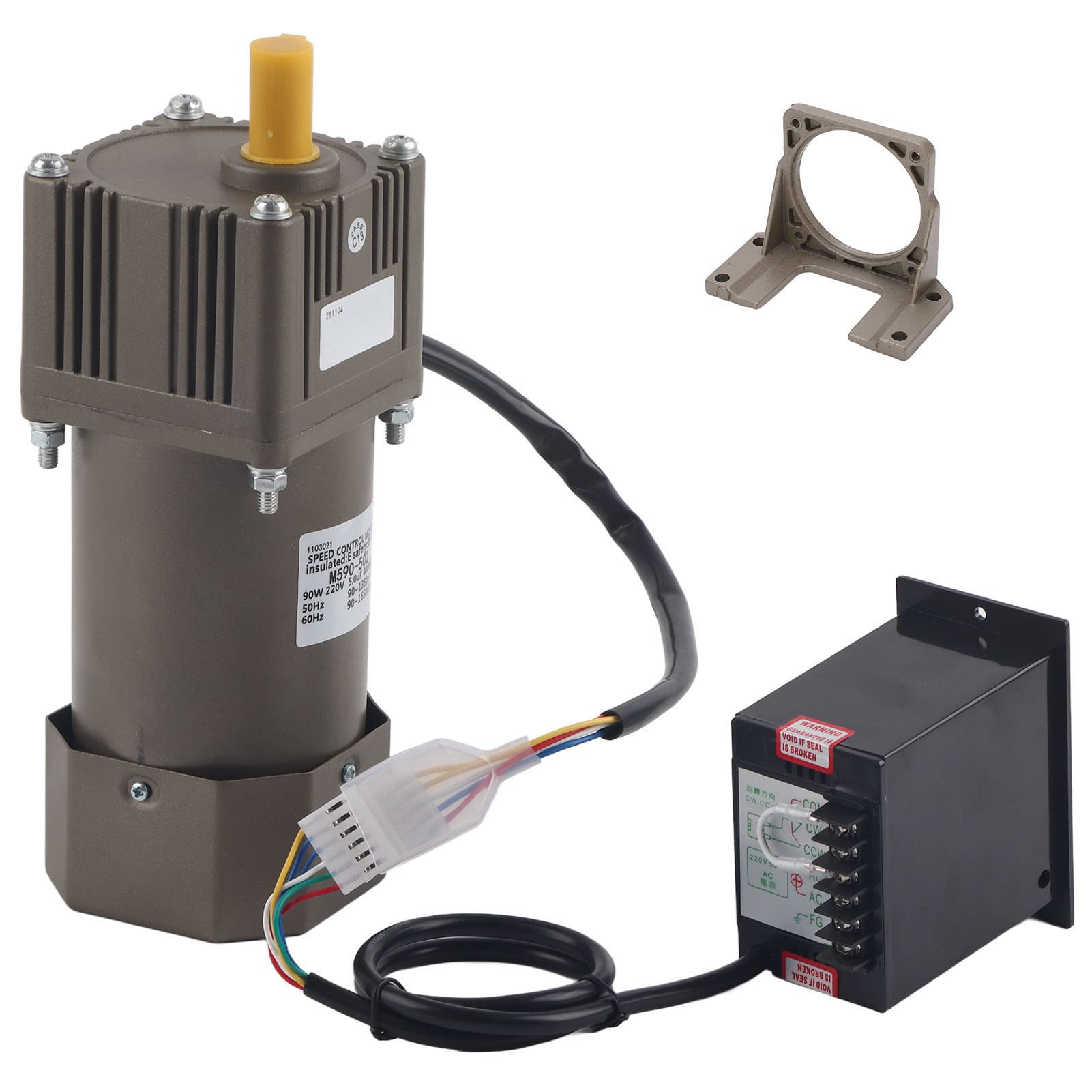 Motoriduttore Elettrico Asincrono Monofase AC 220V 90W