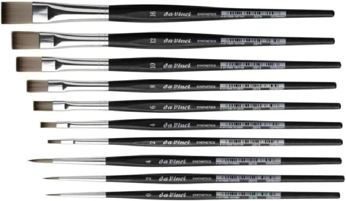 Da Vinci Serie 373 e 374 - Set Pennelli Sintetici - immagine 2