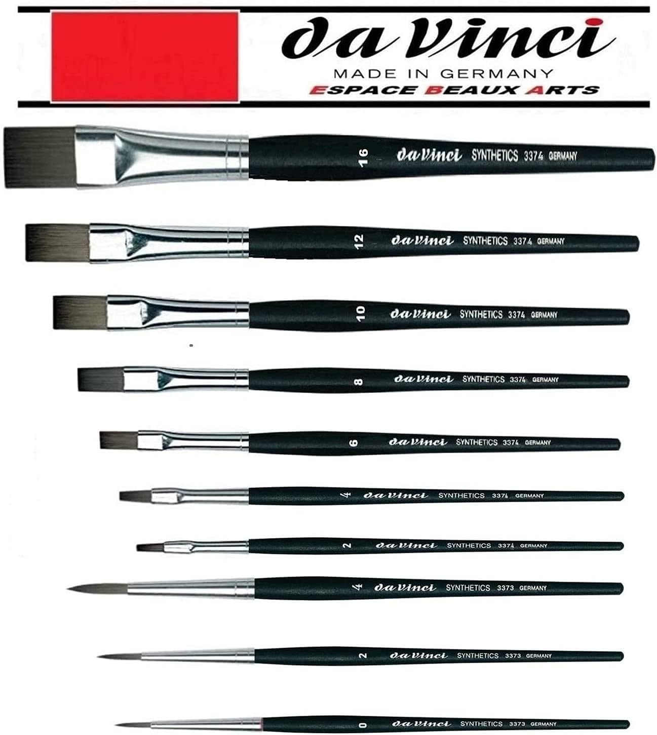 Da Vinci Serie 373 e 374 - Set Pennelli Sintetici - immagine 5