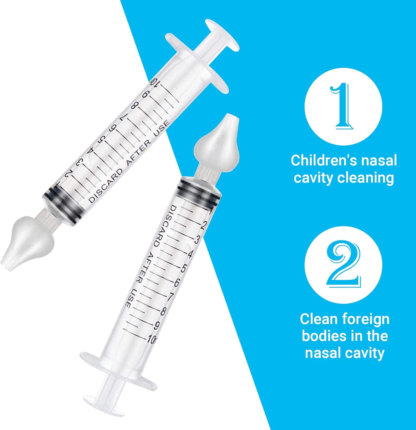 Irrigatore Nasale con Siringa e Punta Silicone (4 pezzi) - immagine 3