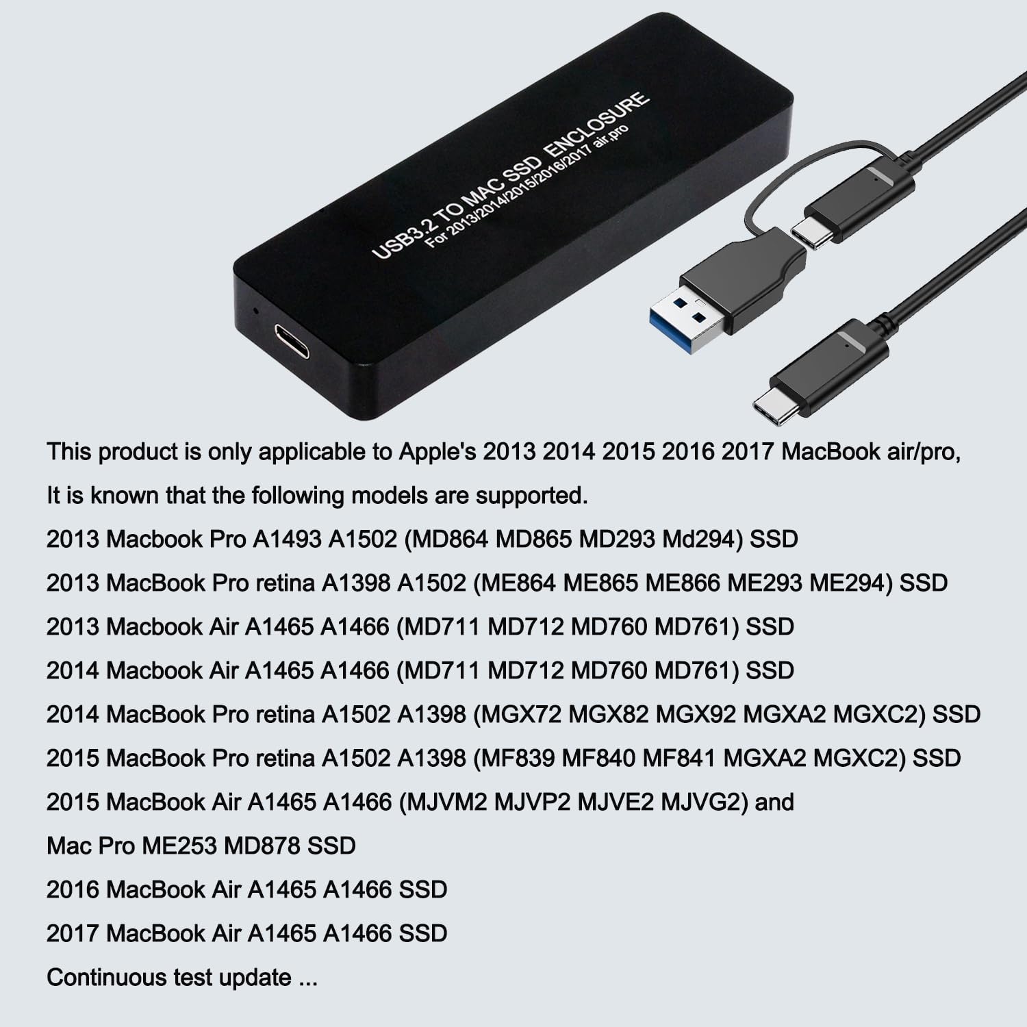 Jorkar CNC Scatola Esterna SSD per MacBook Air/Pro - immagine 7