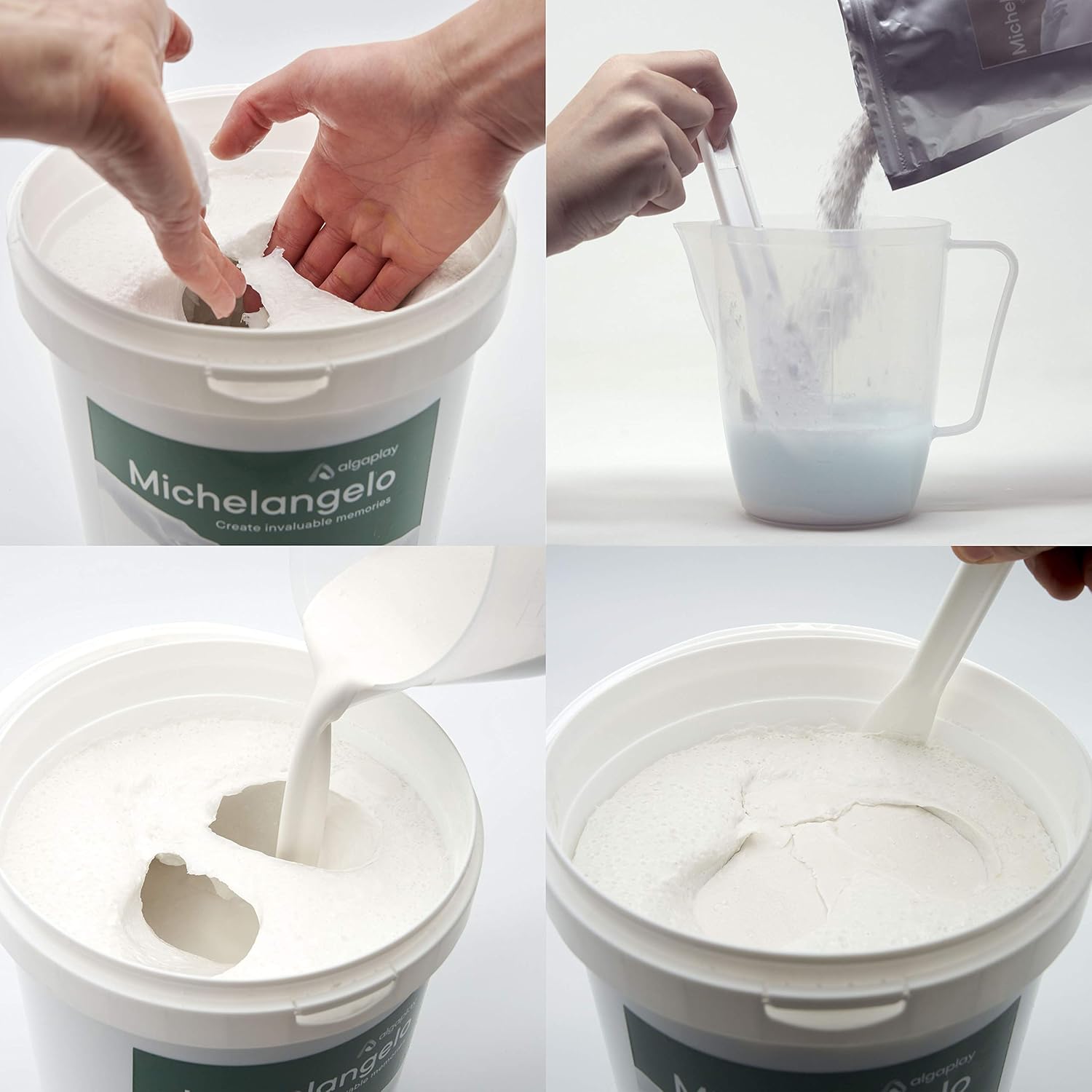 Algaplay Michelangelo Kit Calco Mani Family 4 Mani - immagine 5