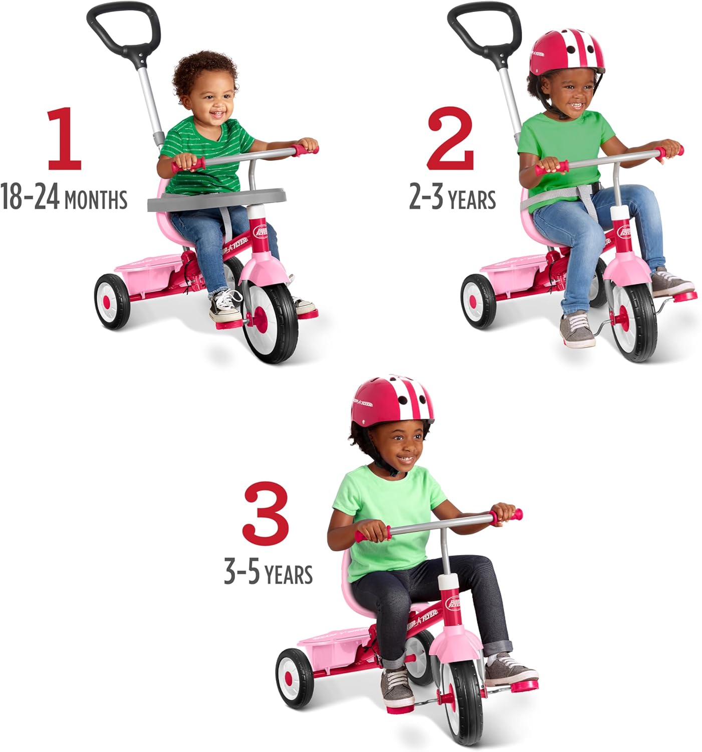 Radio Flyer - Stroller Trike, Pink - immagine 2