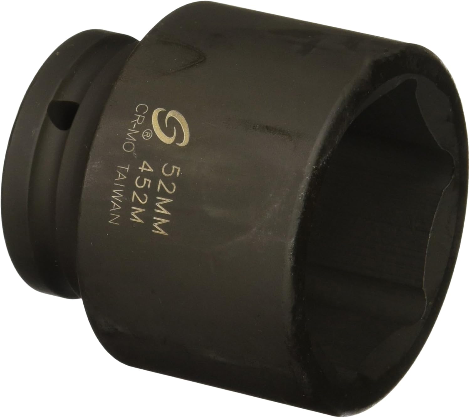 Sunex 452 m 3/10,2 cm Drive standard 6 Point Metric Impact socket 52 mm - immagine 1