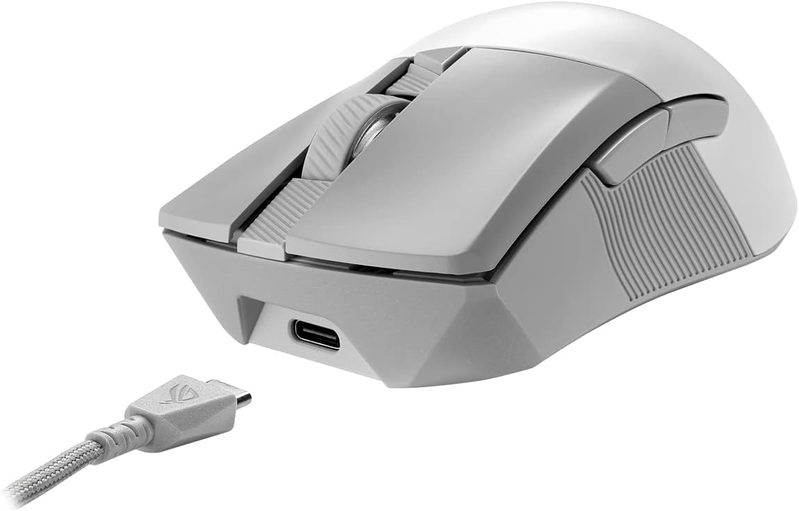 Asus ROG Gladius III - Mouse Gaming Wireless 36000 dpi, Bianco - immagine 10