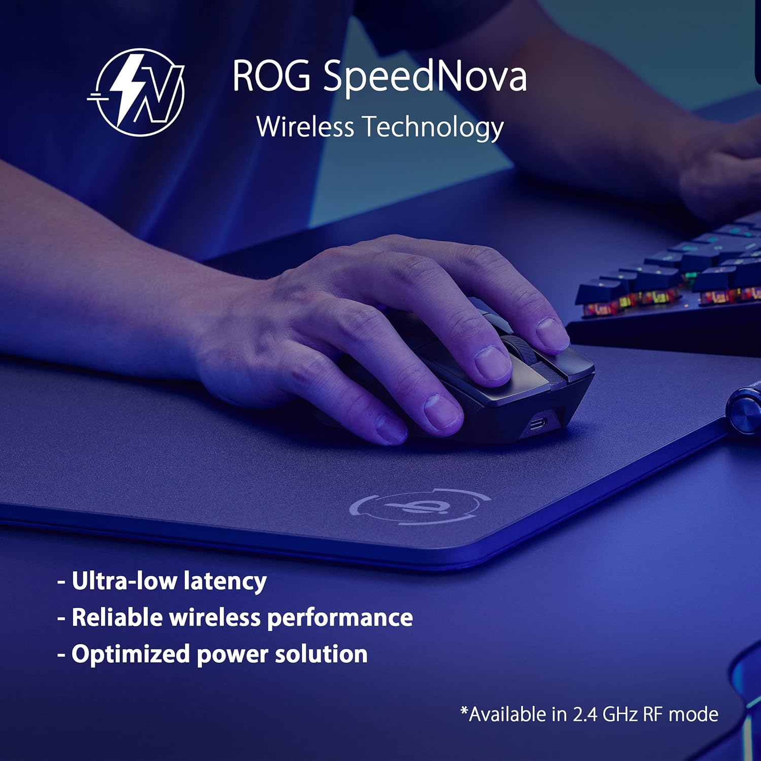 Asus ROG Gladius III - Mouse Gaming Wireless 36000 dpi, Bianco - immagine 3