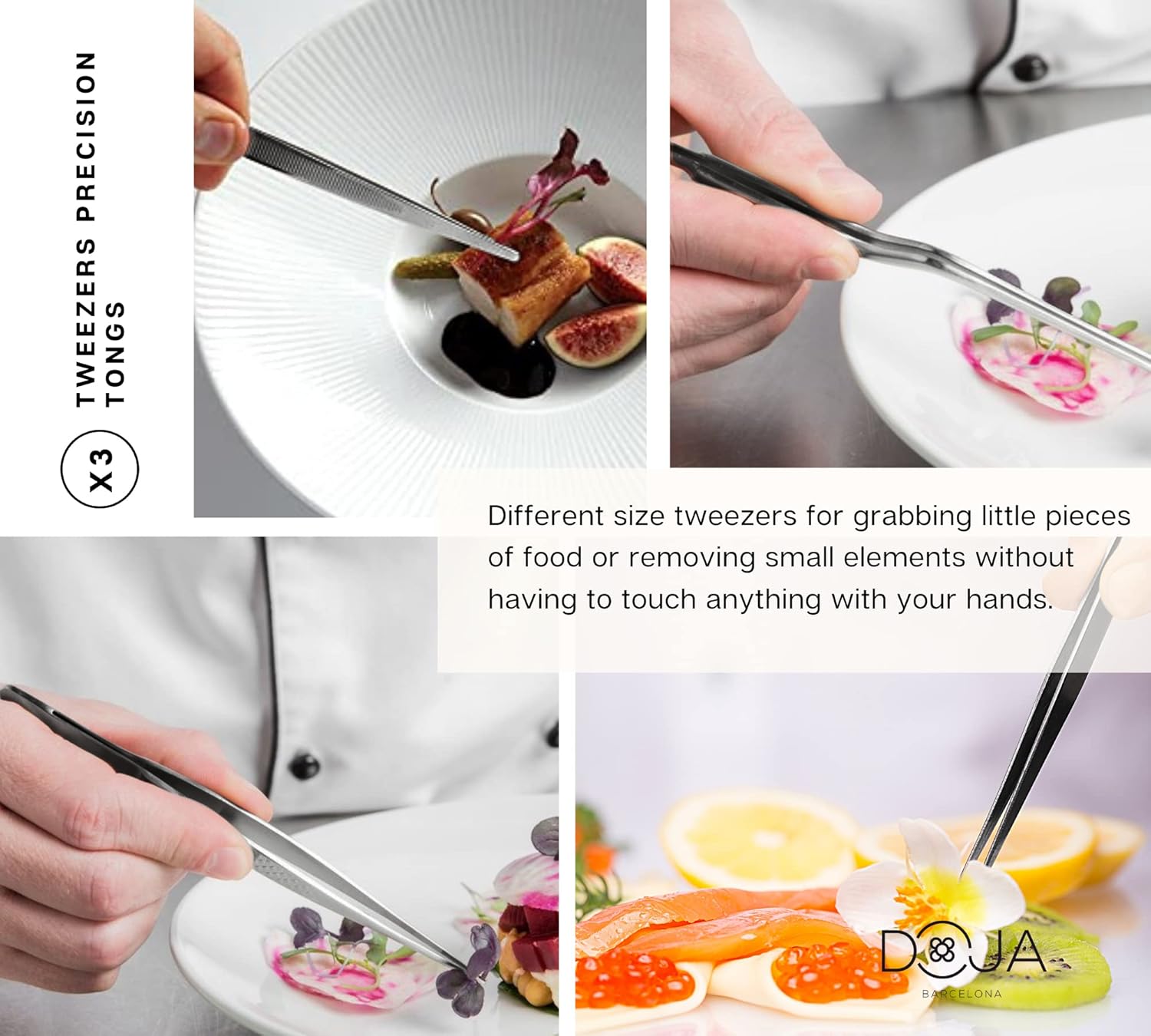 Doja Barcelona - Kit Professionale per Chef Nero - immagine 5