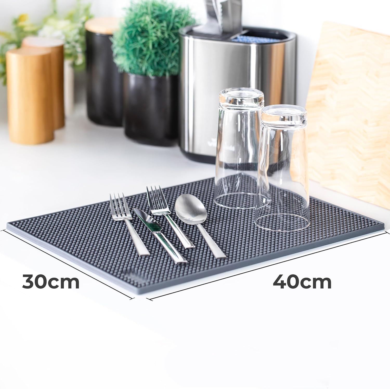 Vileda Tappetino Scolapiatti 30x40cm in TPR - immagine 2