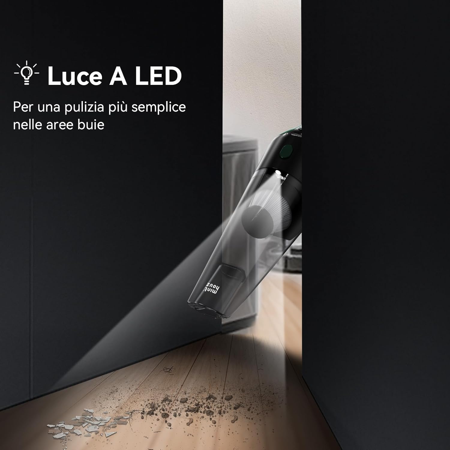 Minthouz Aspirabriciole Auto Senza Fili 120W - immagine 3